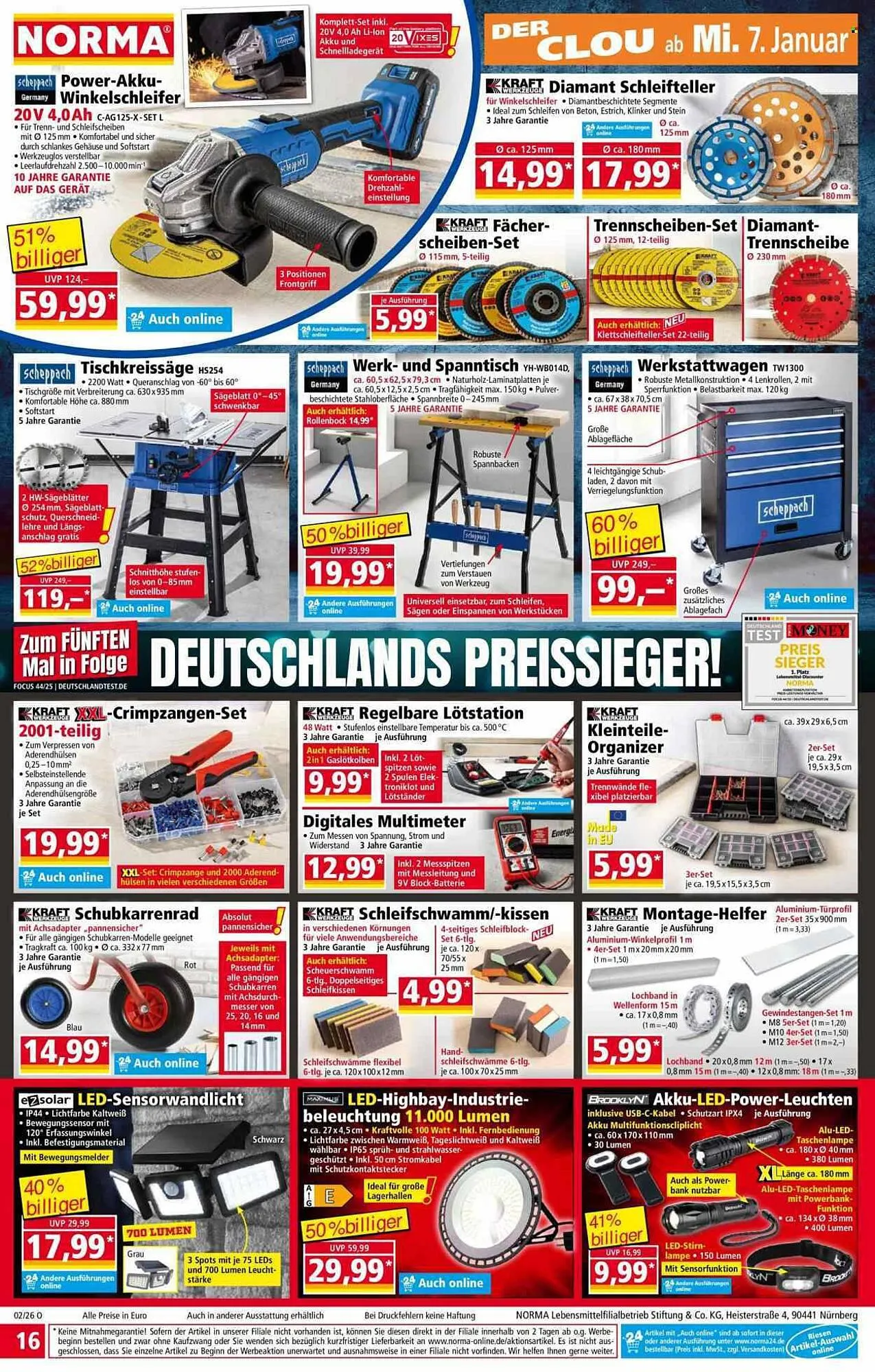 Norma Prospekt von 5. Januar bis 11. Januar 2026 - Prospekt seite 16