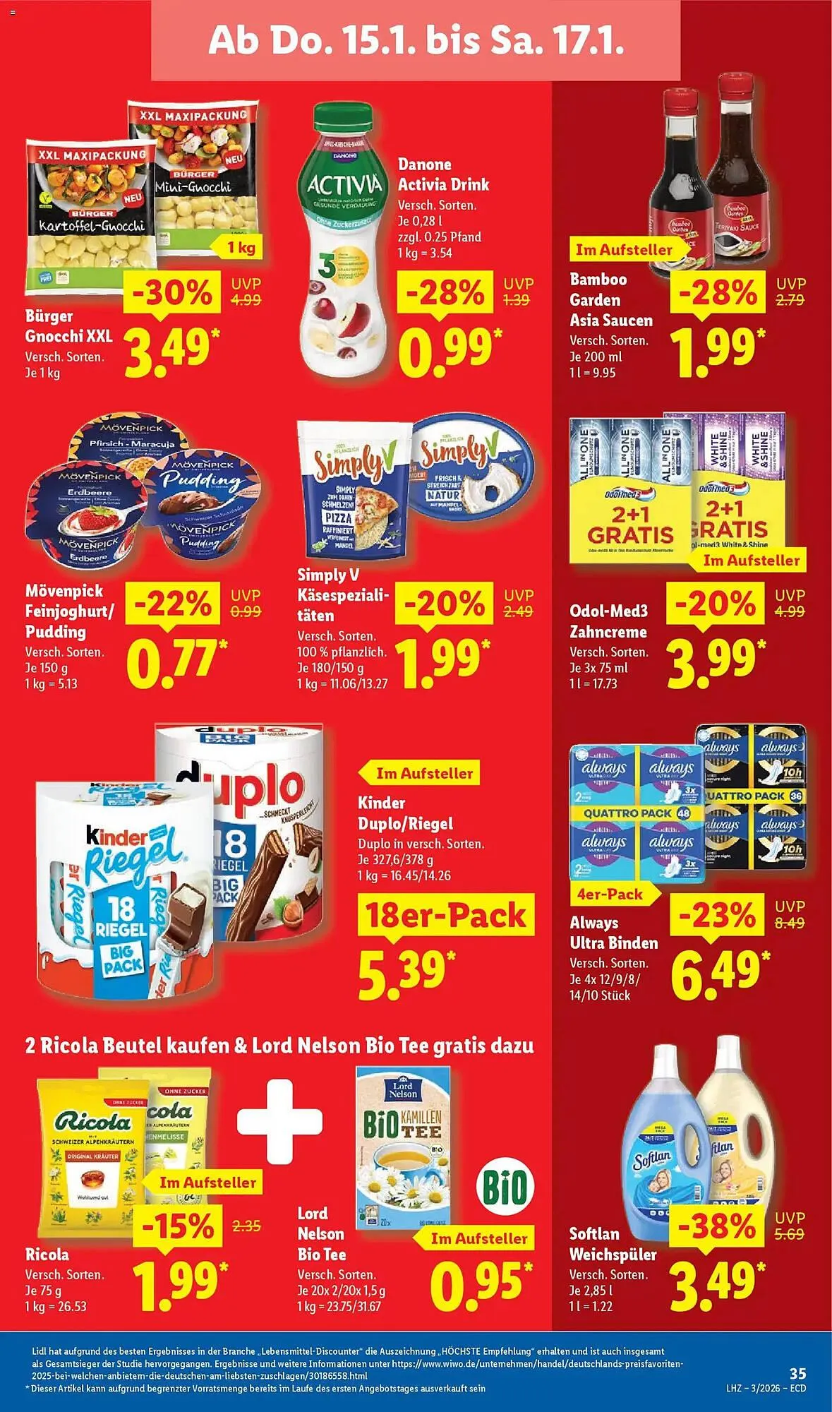 Lidl Prospekt von 12. Januar bis 17. Januar 2026 - Prospekt seite 61