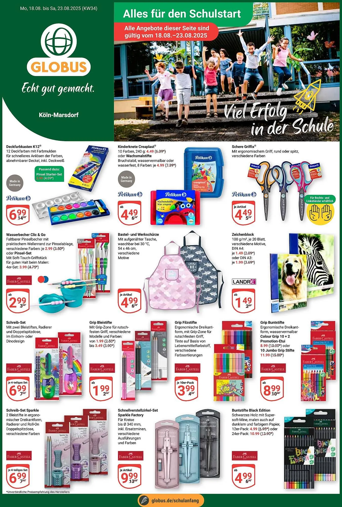 Globus Prospekt von 18. August bis 23. August 2025 - Prospekt seite 1