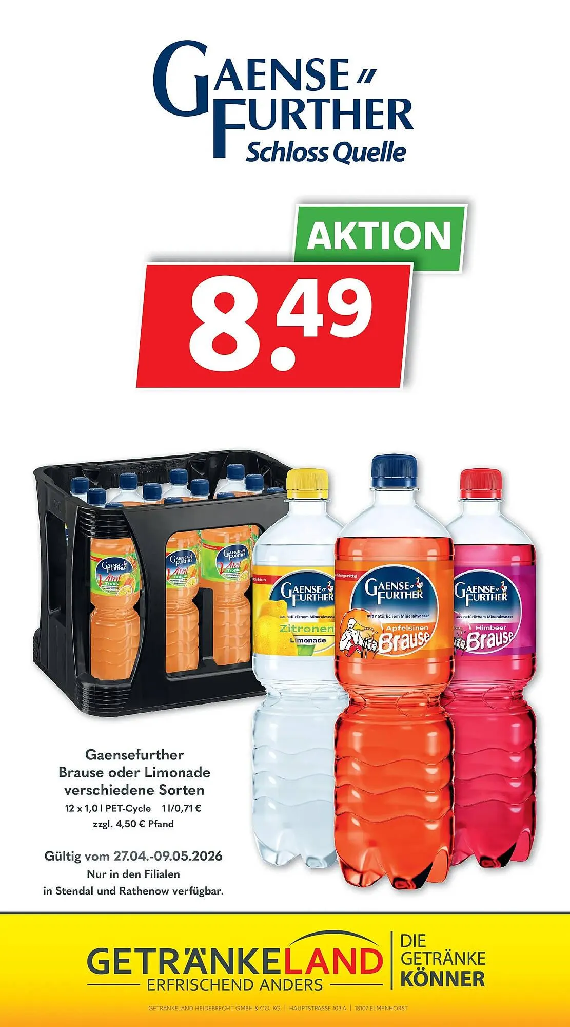 Getränkeland Prospekt von 26. April bis 9. Mai 2026 - Prospekt seite 12