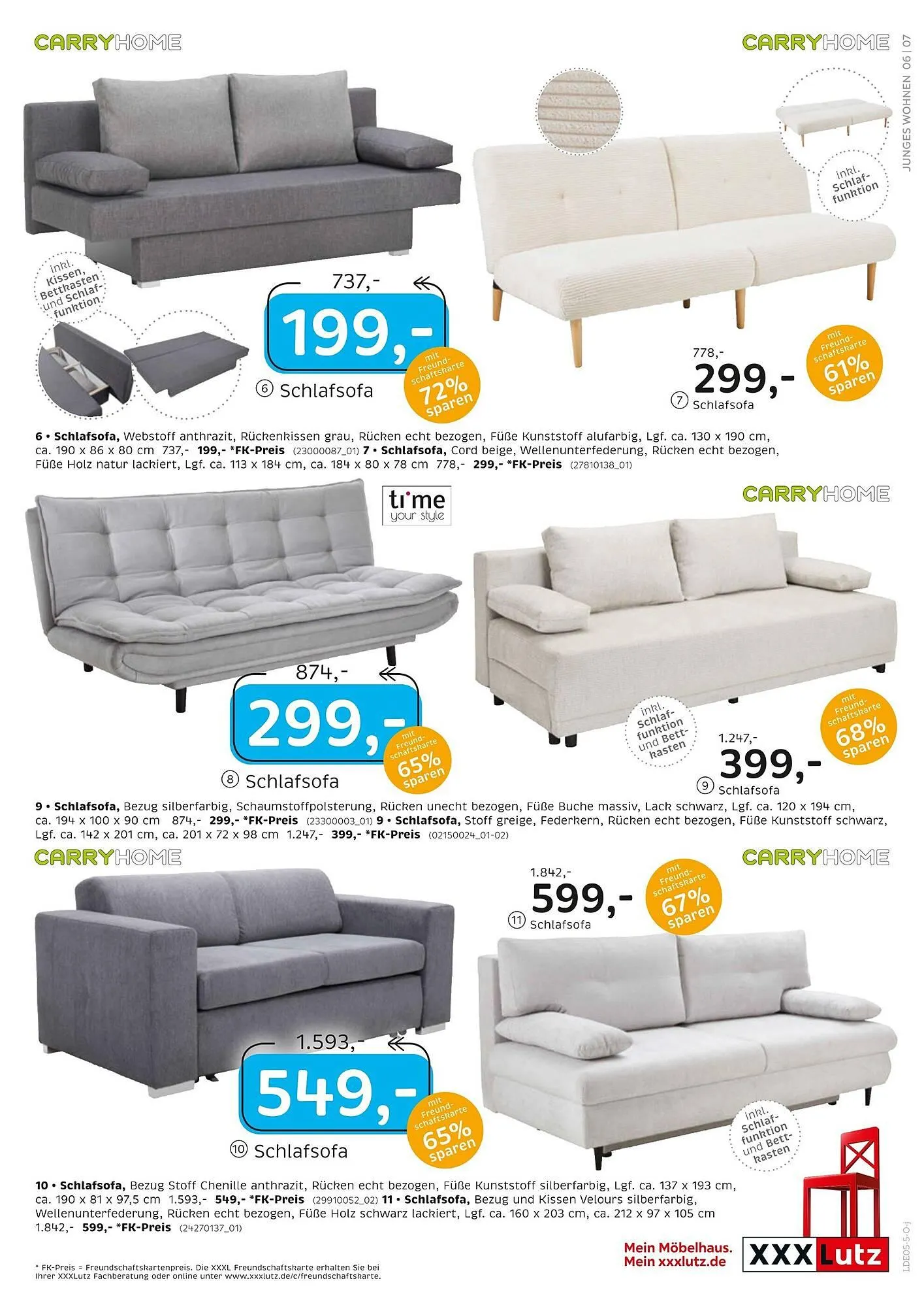 XXXLutz Prospekt von 28. April bis 18. Mai 2025 - Prospekt seite 7