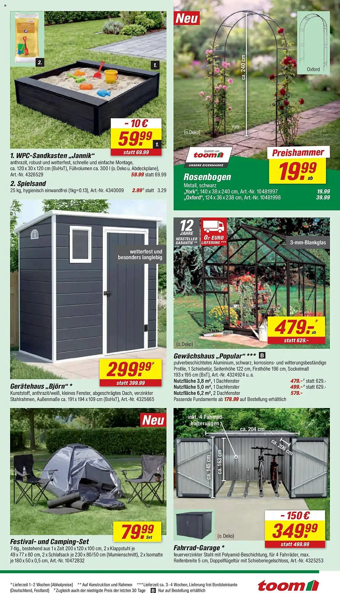 Toom Baumarkt Prospekt von 11. April bis 17. April 2026 - Prospekt seite 9