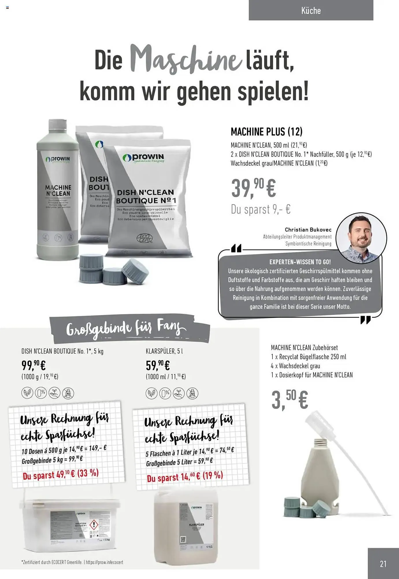 Prowin Prospekt von 1. Januar bis 30. Juni 2025 - Prospekt seite 21