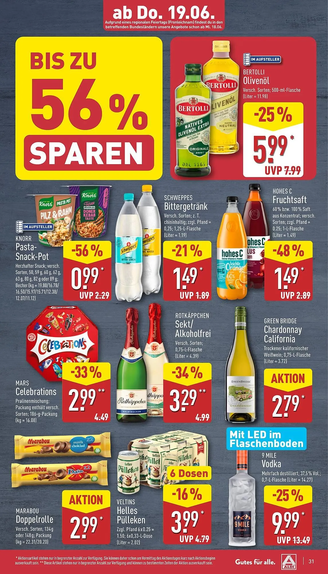 Aldi Nord Prospekt von 16. Juni bis 21. Juni 2025 - Prospekt seite 31
