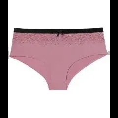 Panty aus glänzendem Stoff Janina Plus, elastischer Bund