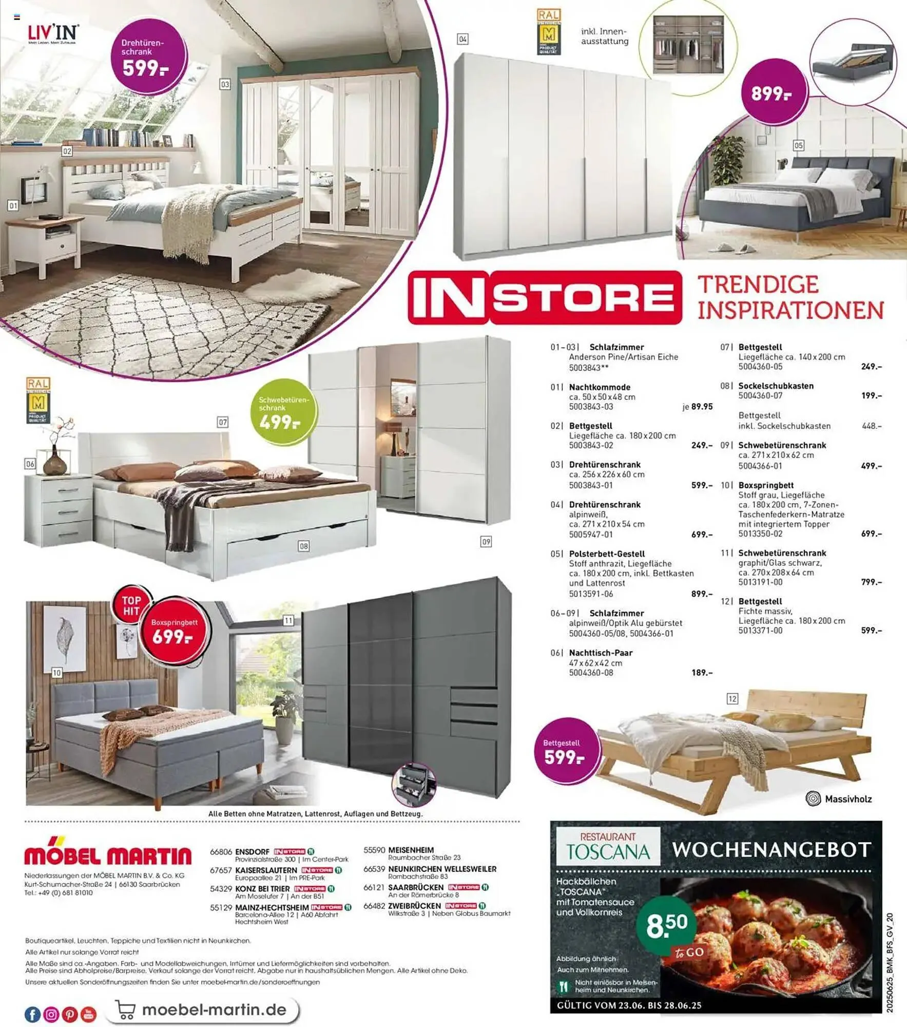 Möbel Martin Prospekt von 25. Juni bis 15. Juli 2025 - Prospekt seite 20