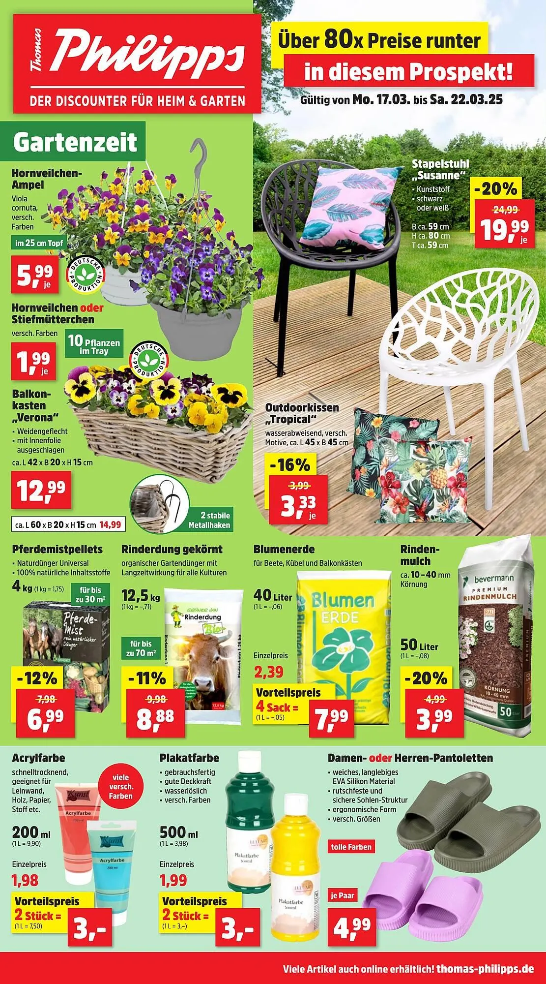 Thomas Philipps Prospekt von 17. März bis 22. März 2025 - Prospekt seite 1