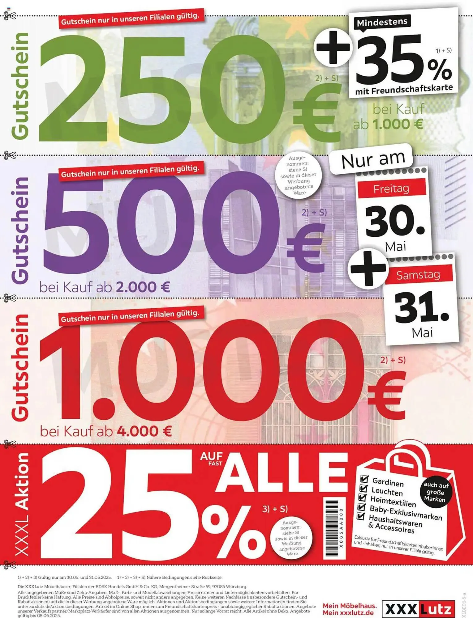 XXXLutz Prospekt von 25. Mai bis 8. Juni 2025 - Prospekt seite 3