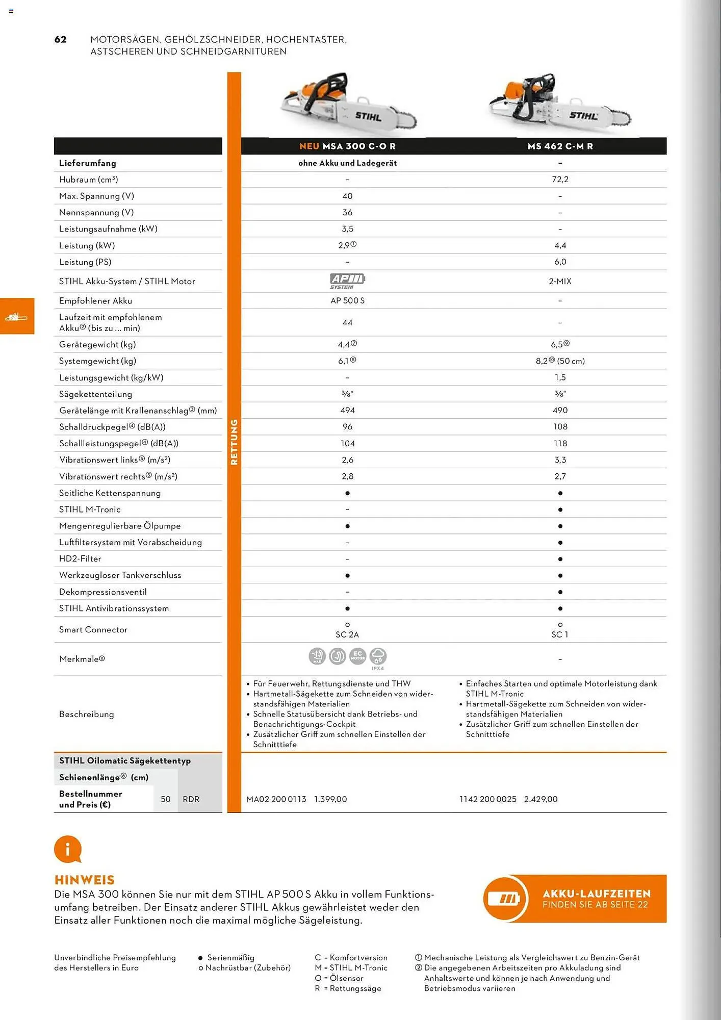 STIHL Prospekt von 1. Januar bis 31. Dezember 2026 - Prospekt seite 62
