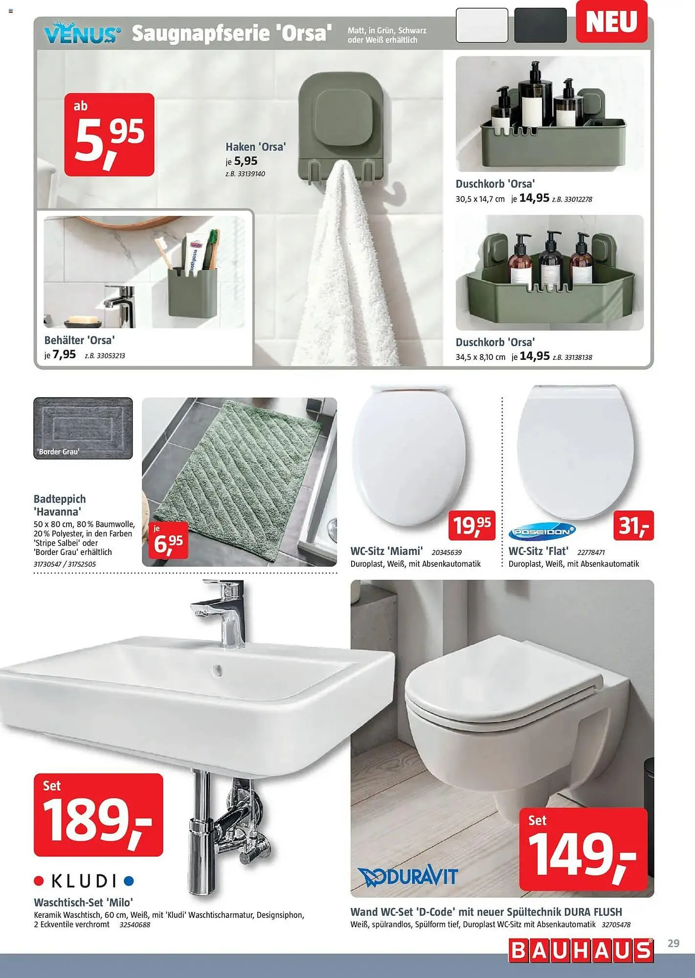 Bauhaus Prospekt von 29. November bis 3. Januar 2026 - Prospekt seite 29