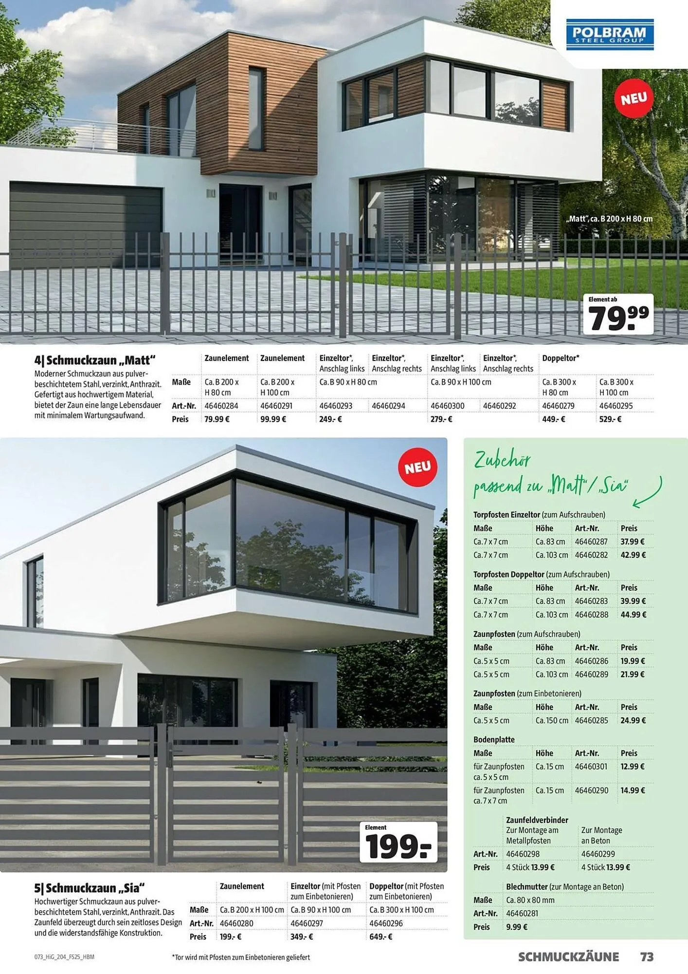 Hagebau Prospekt von 19. September bis 31. Dezember 2025 - Prospekt seite 73