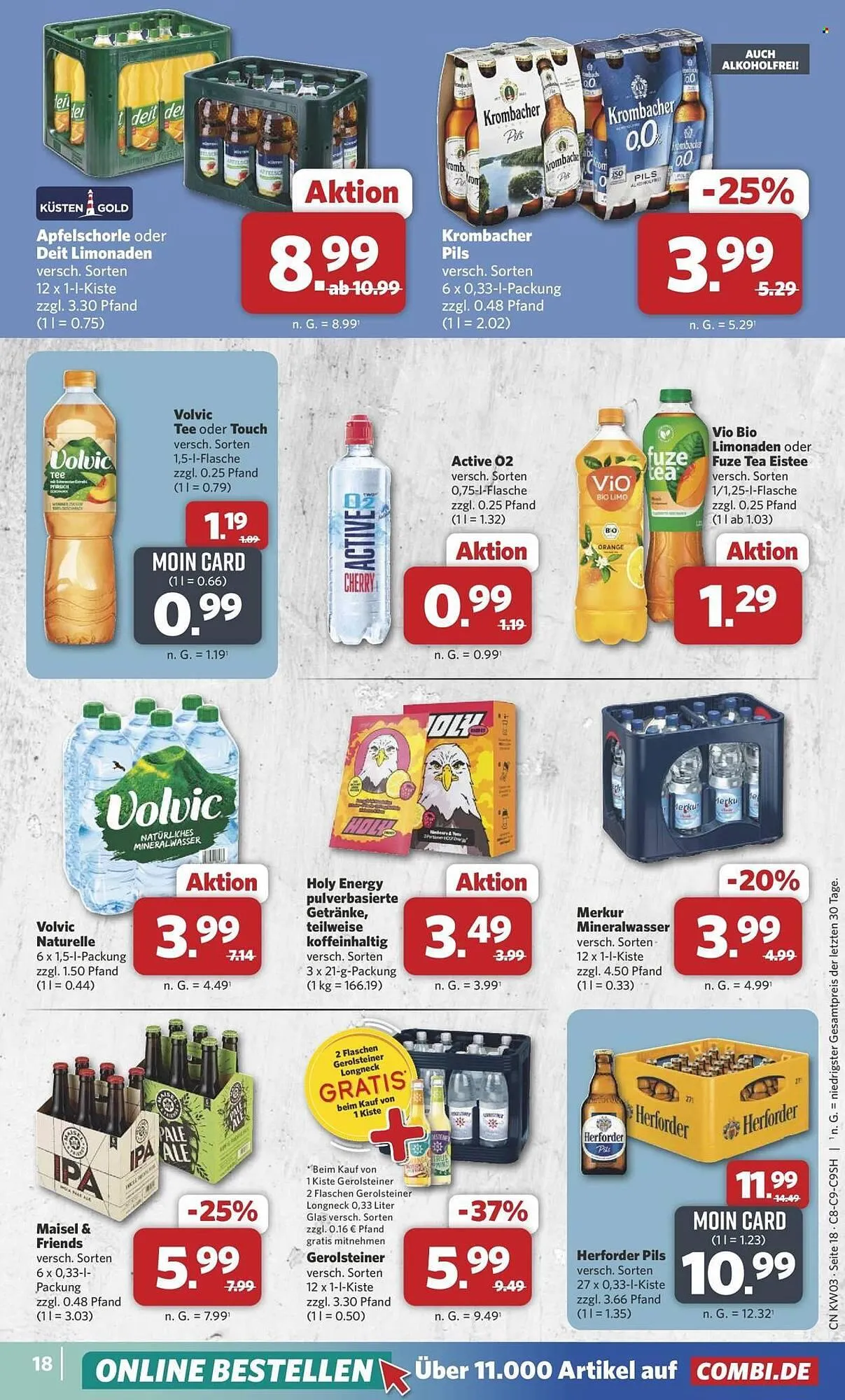 Combi Prospekt von 12. Januar bis 17. Januar 2026 - Prospekt seite 18