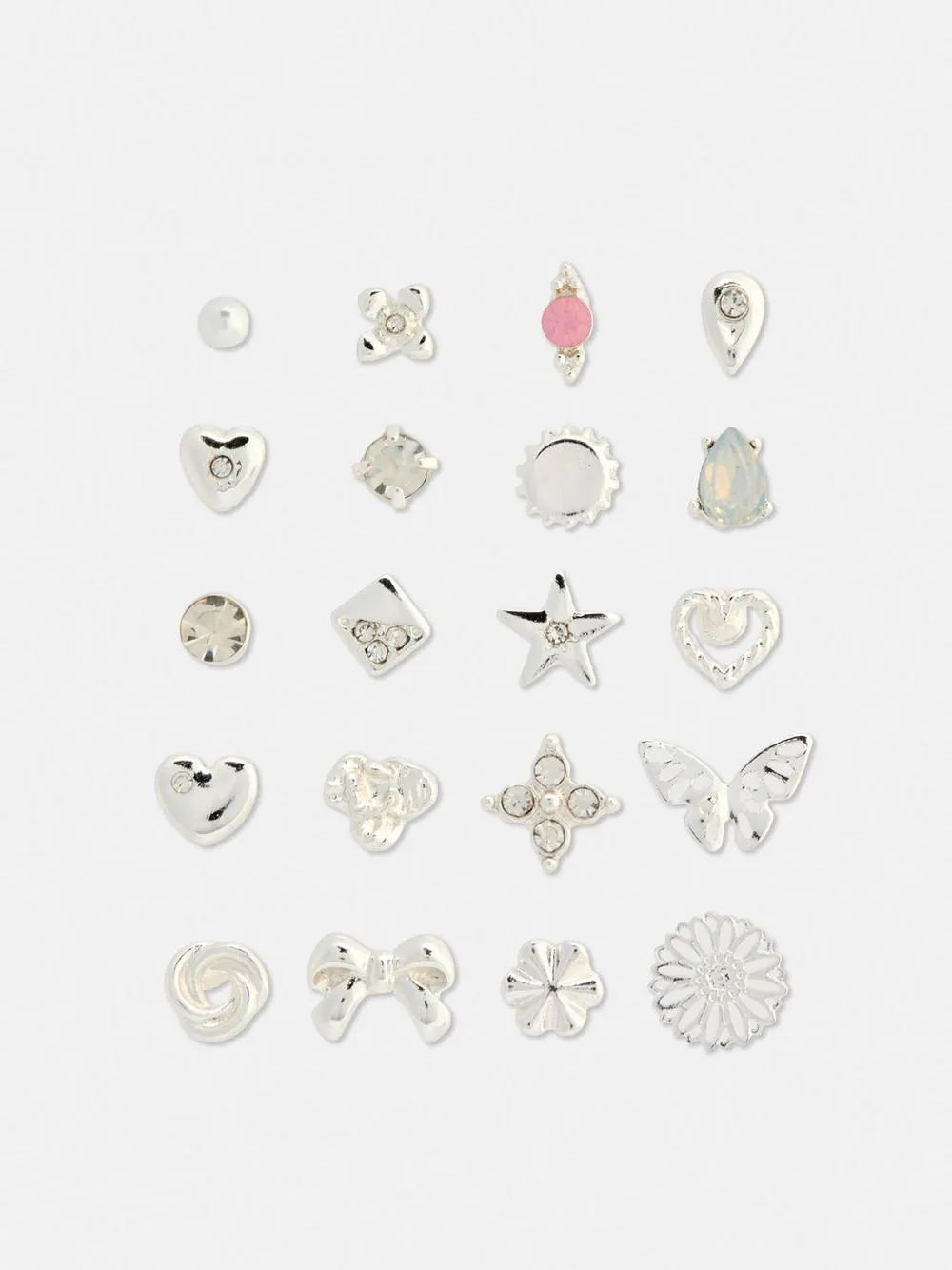 Verschiedene Ohrstecker, 20er-Pack