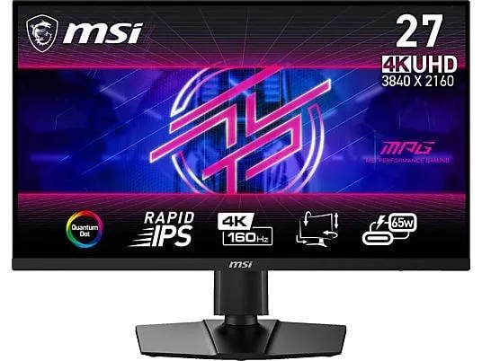 MSI MPG 274URFDE QD 27 Zoll UHD 4K Gaming Monitor (0,5 ms Reaktionszeit