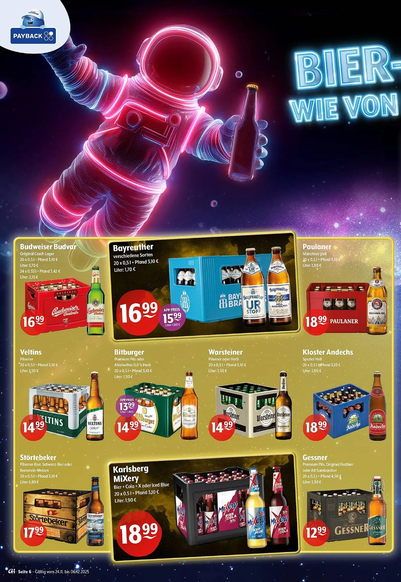 Getränke Hoffmann Prospekt von 1. Dezember bis 6. Dezember 2025 - Prospekt seite 6