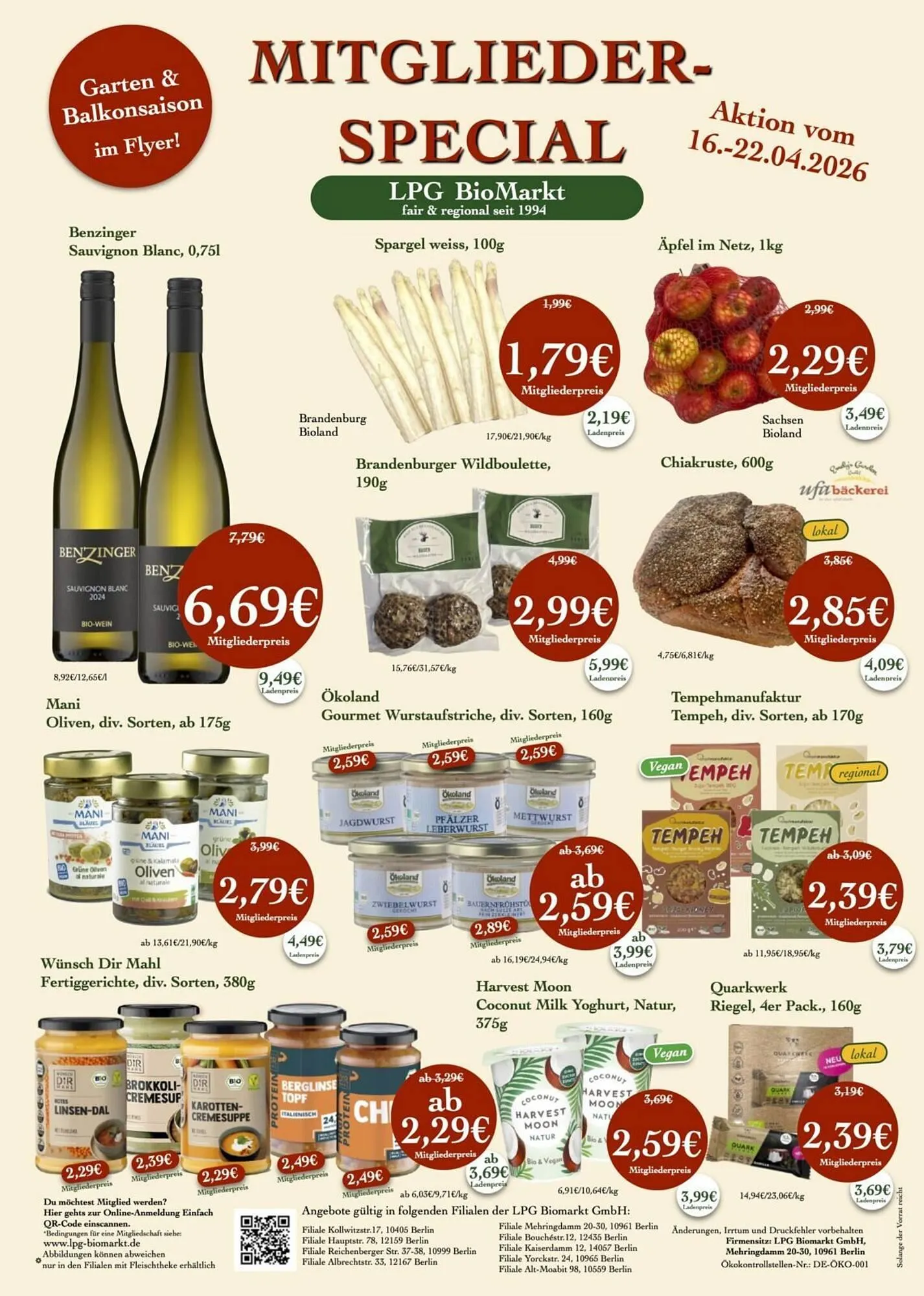 LPG Biomarkt Prospekt - 1