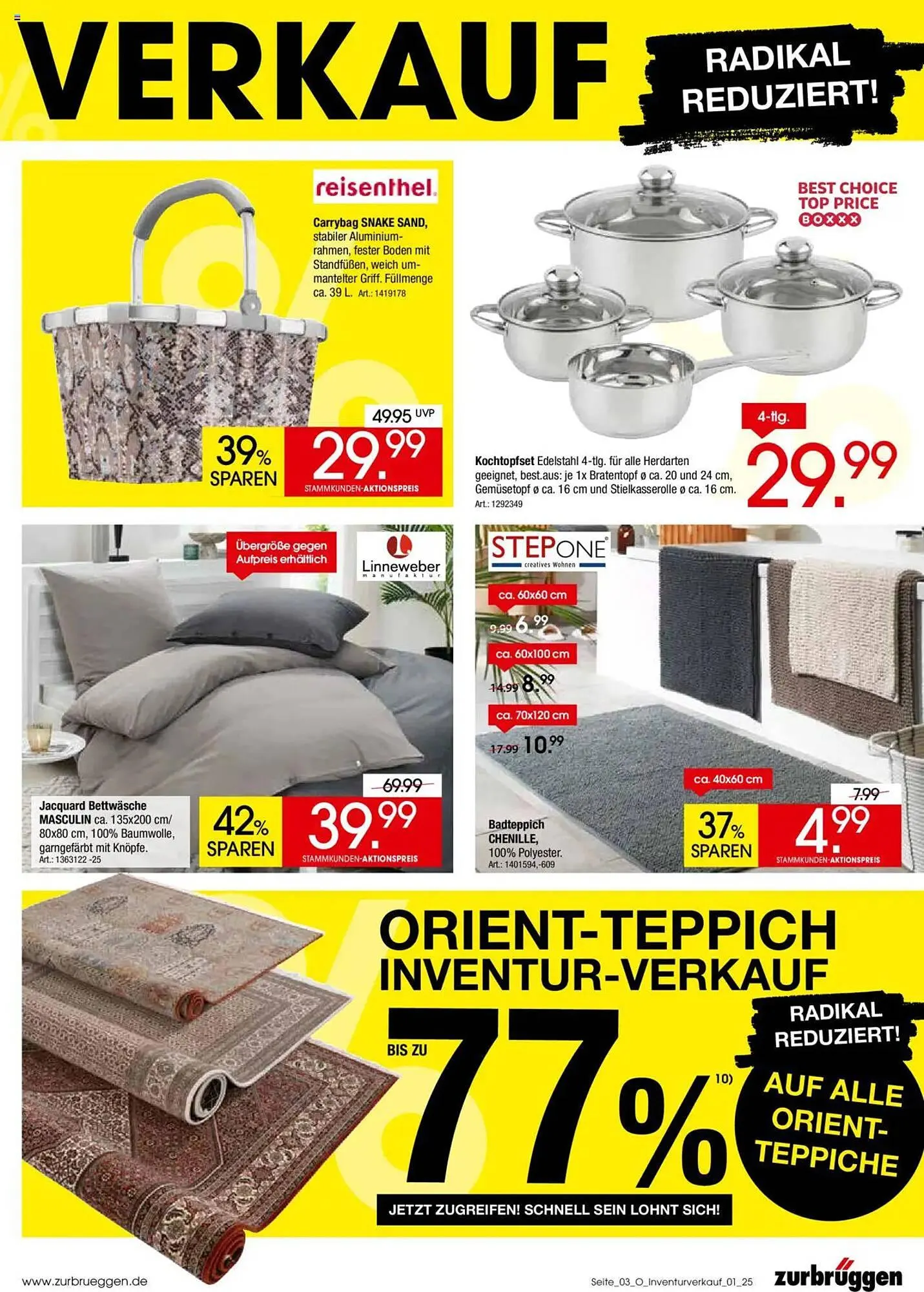 Zurbrüggen Prospekt von 3. Juli bis 31. Juli 2025 - Prospekt seite 3