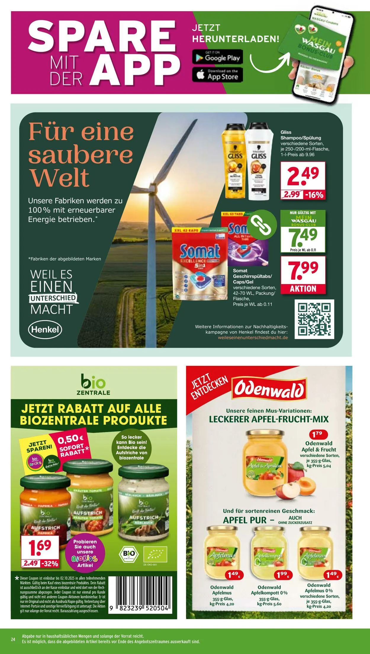 Wasgau von 11. August bis 16. August 2025 - Prospekt seite 24