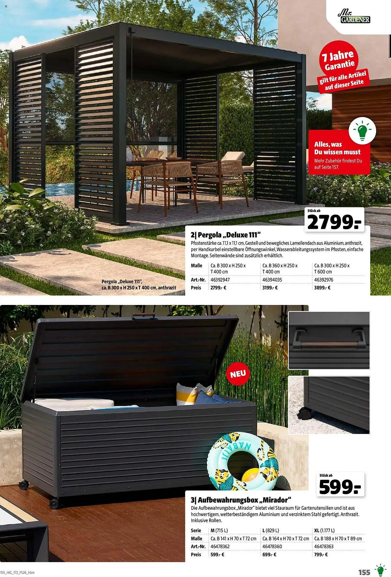 Hagebau Prospekt von 2. März bis 31. Dezember 2026 - Prospekt seite 155