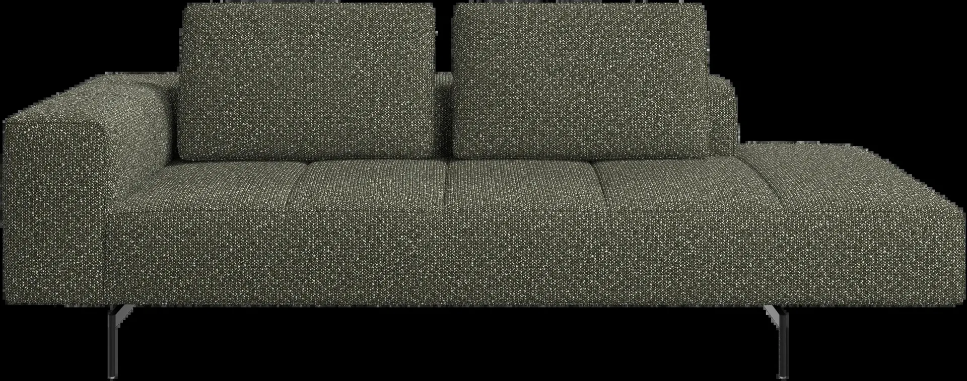 Amsterdam Sofa-Ruhemodul, Armlehne links, offenes Ende rechts