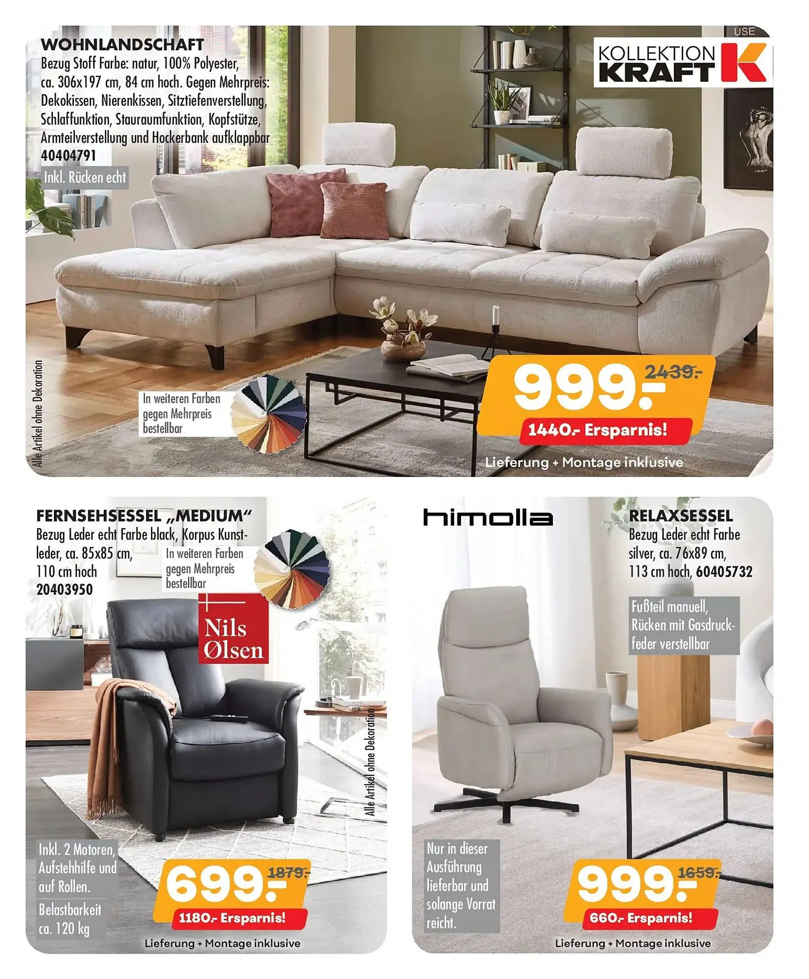 Möbel Kraft Prospekt von 11. November bis 16. Dezember 2025 - Prospekt seite 2