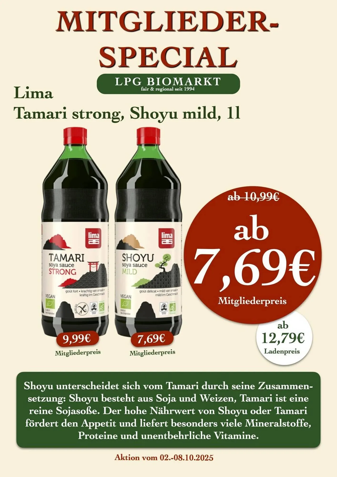 LPG Biomarkt Prospekt von 2. Oktober bis 8. Oktober 2025 - Prospekt seite 13