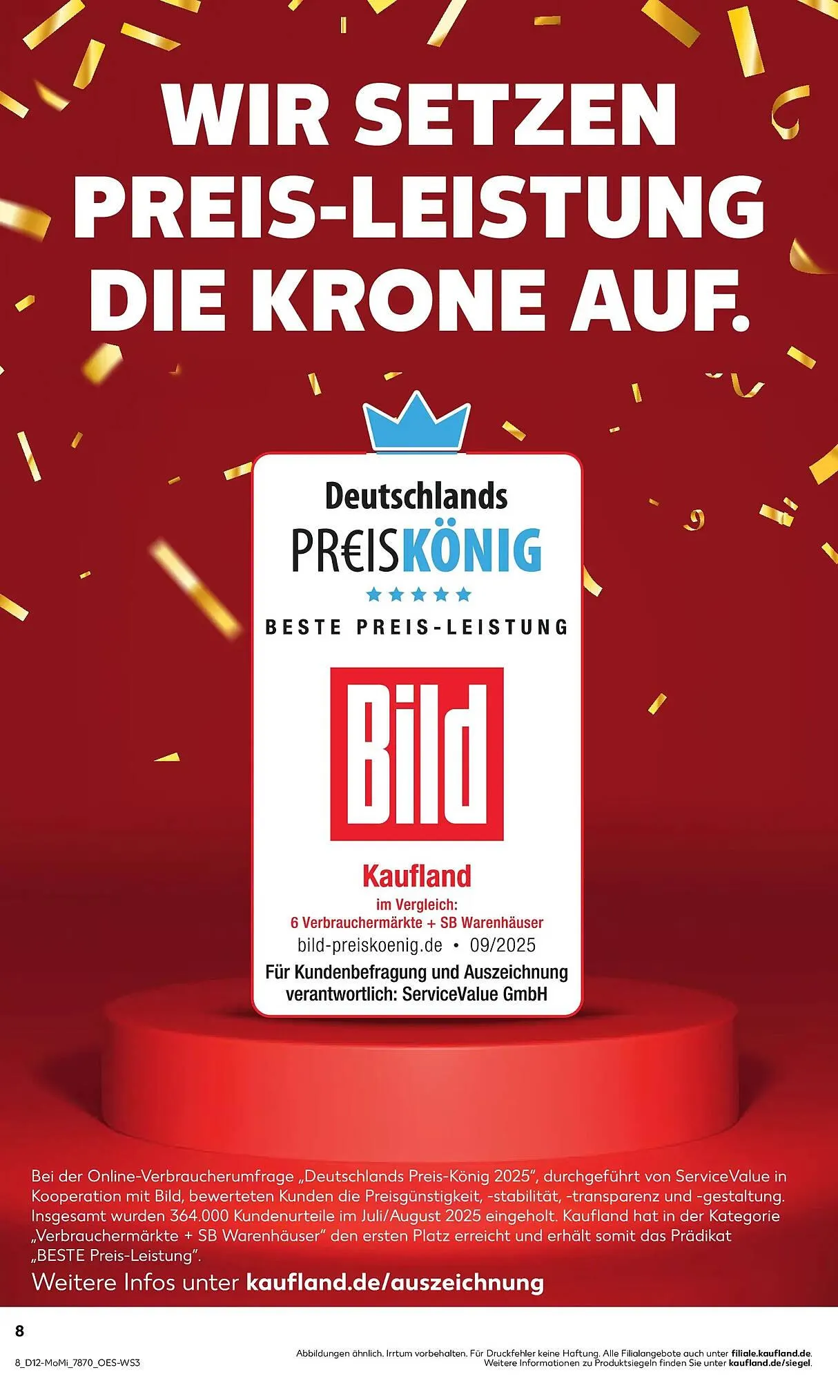 Kaufland Prospekt von 15. März bis 18. März 2026 - Prospekt seite 8