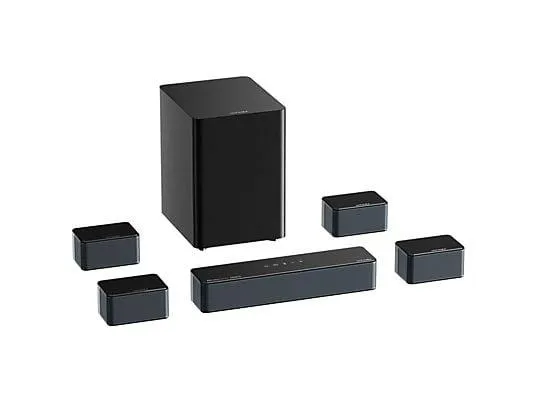 ULTIMEA Poseidon D80 Boom - 7.1 Systeme mit Dolby Atmos, Soundbar, Schwarz