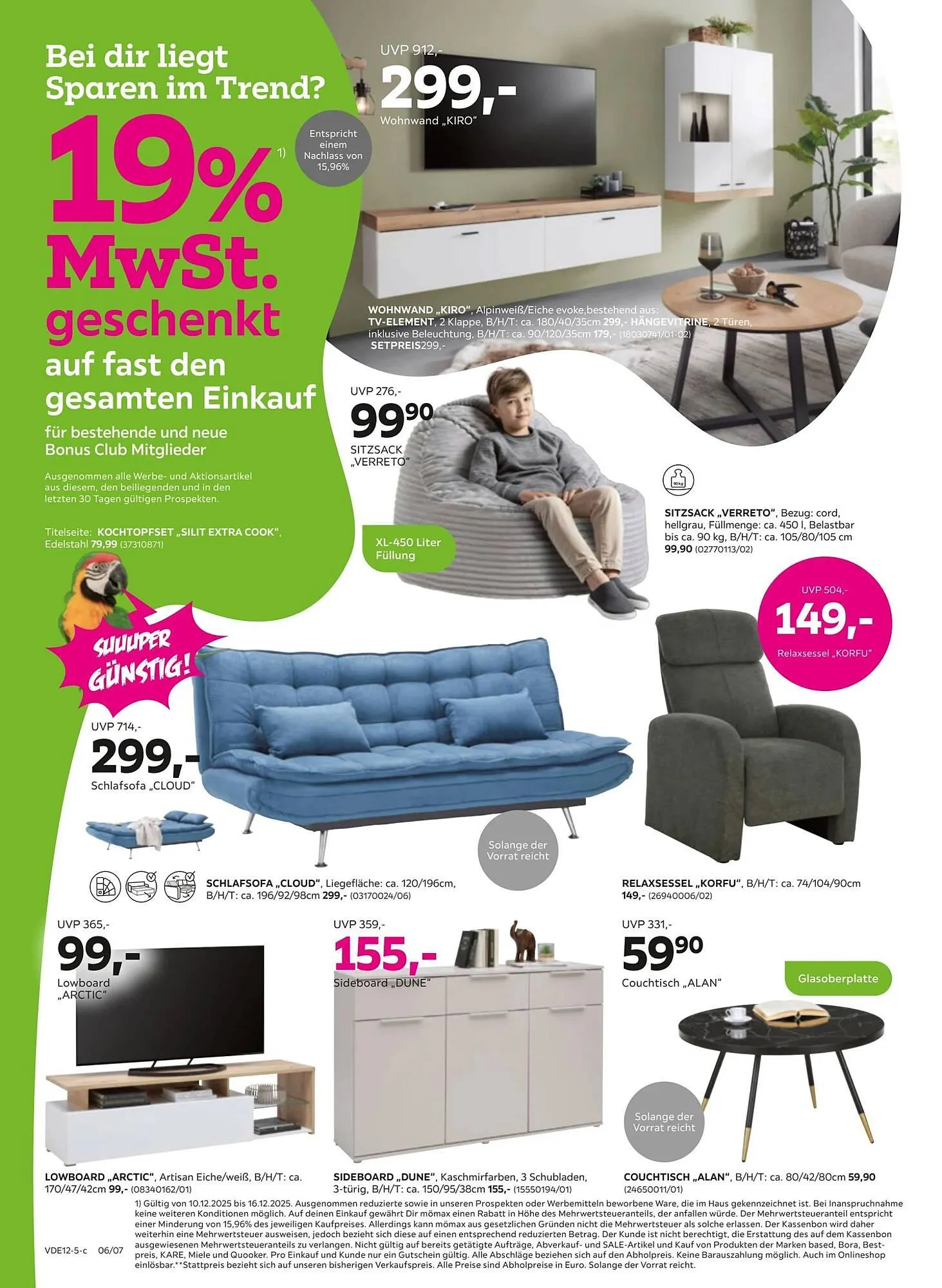 Mömax Prospekt von 8. Dezember bis 17. Dezember 2025 - Prospekt seite 6