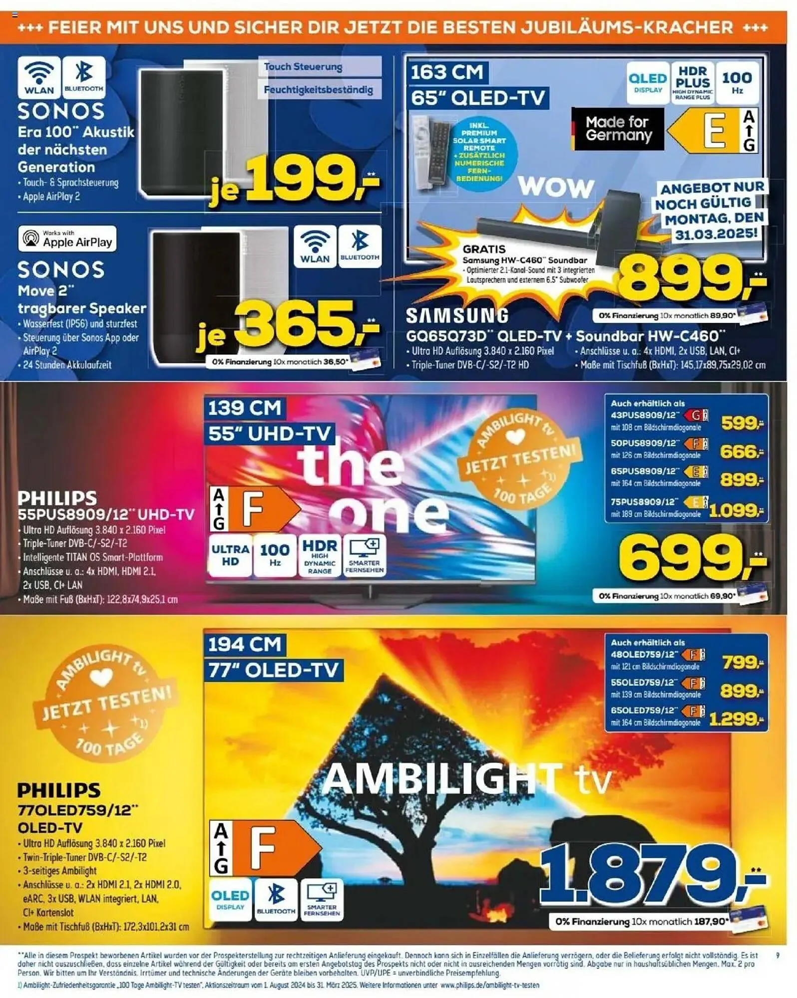 Euronics Prospekt von 26. März bis 1. April 2025 - Prospekt seite 9