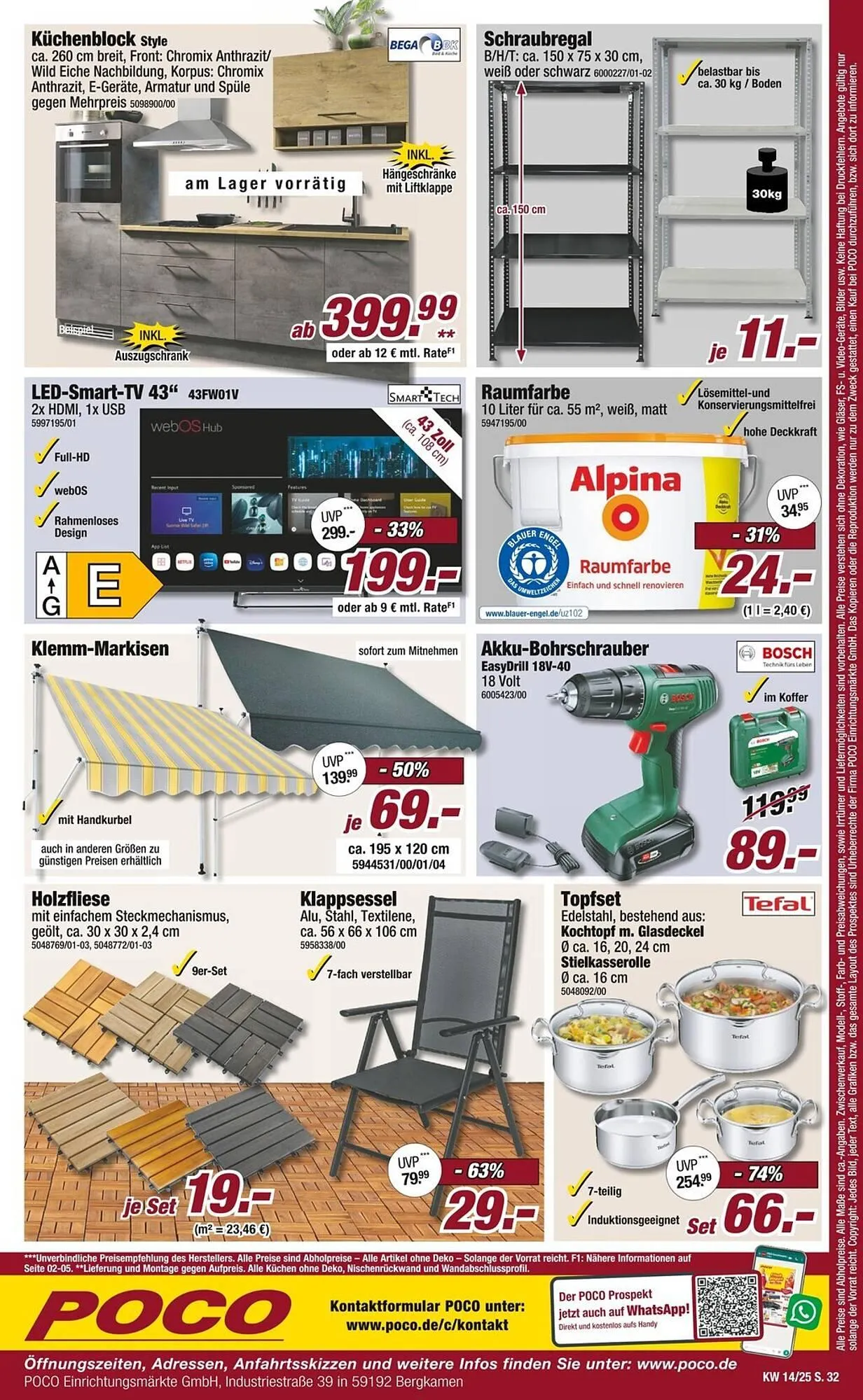 Poco Prospekt von 29. März bis 4. April 2025 - Prospekt seite 32