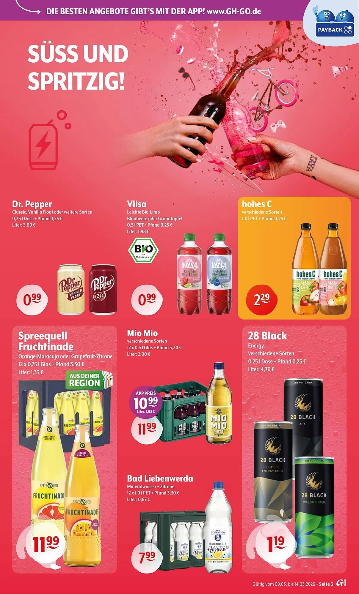 Getränke Hoffmann Prospekt von 9. März bis 14. März 2026 - Prospekt seite 3