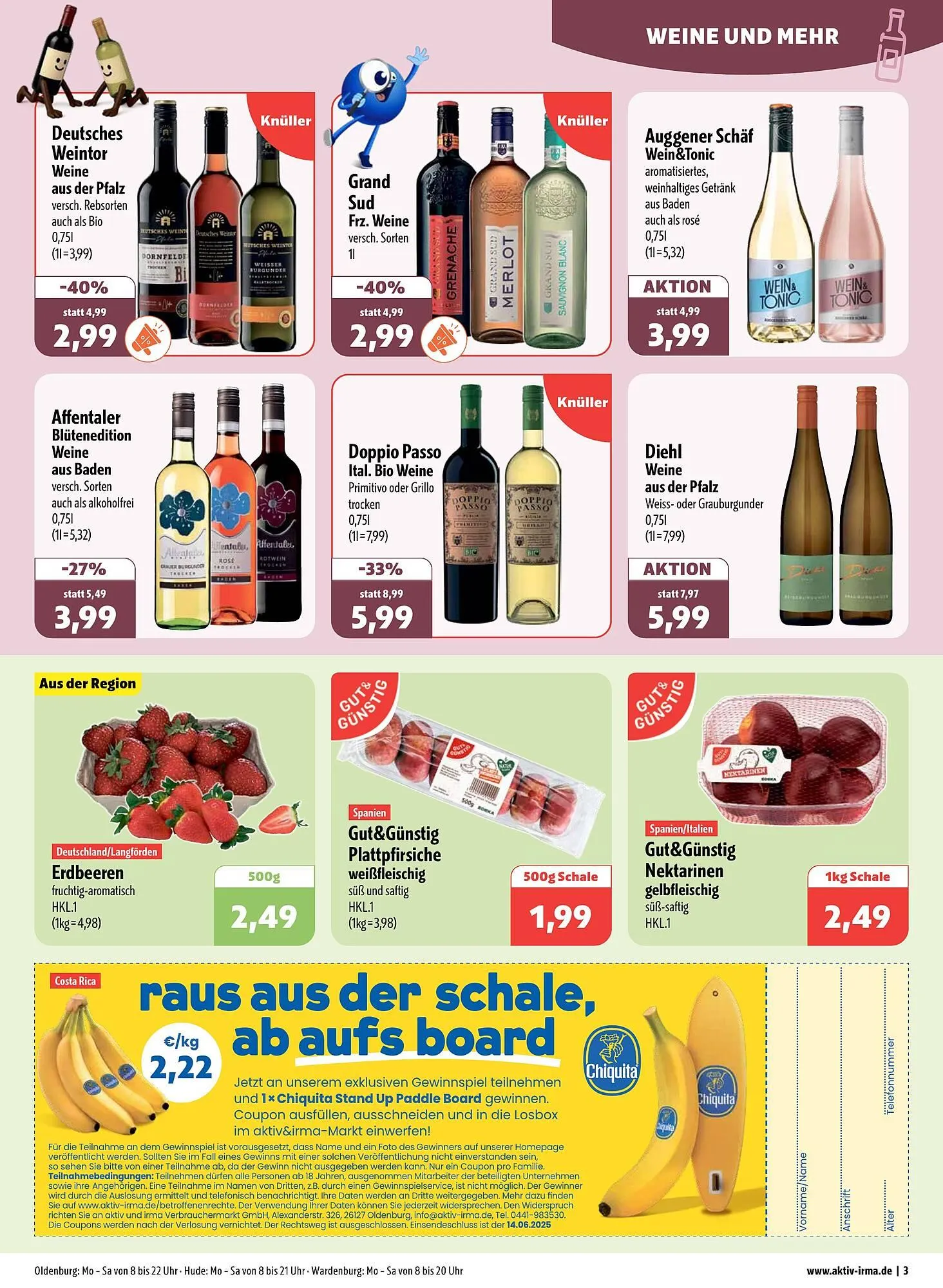 Aktiv Irma Prospekt von 9. Juni bis 14. Juni 2025 - Prospekt seite 3