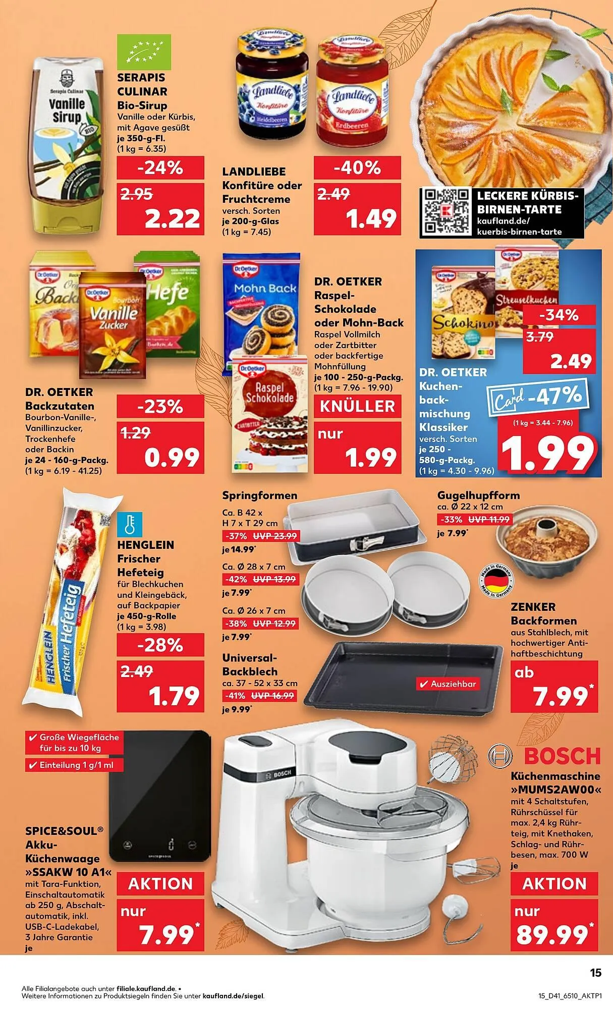 Kaufland Prospekt von 9. Oktober bis 15. Oktober 2025 - Prospekt seite 15