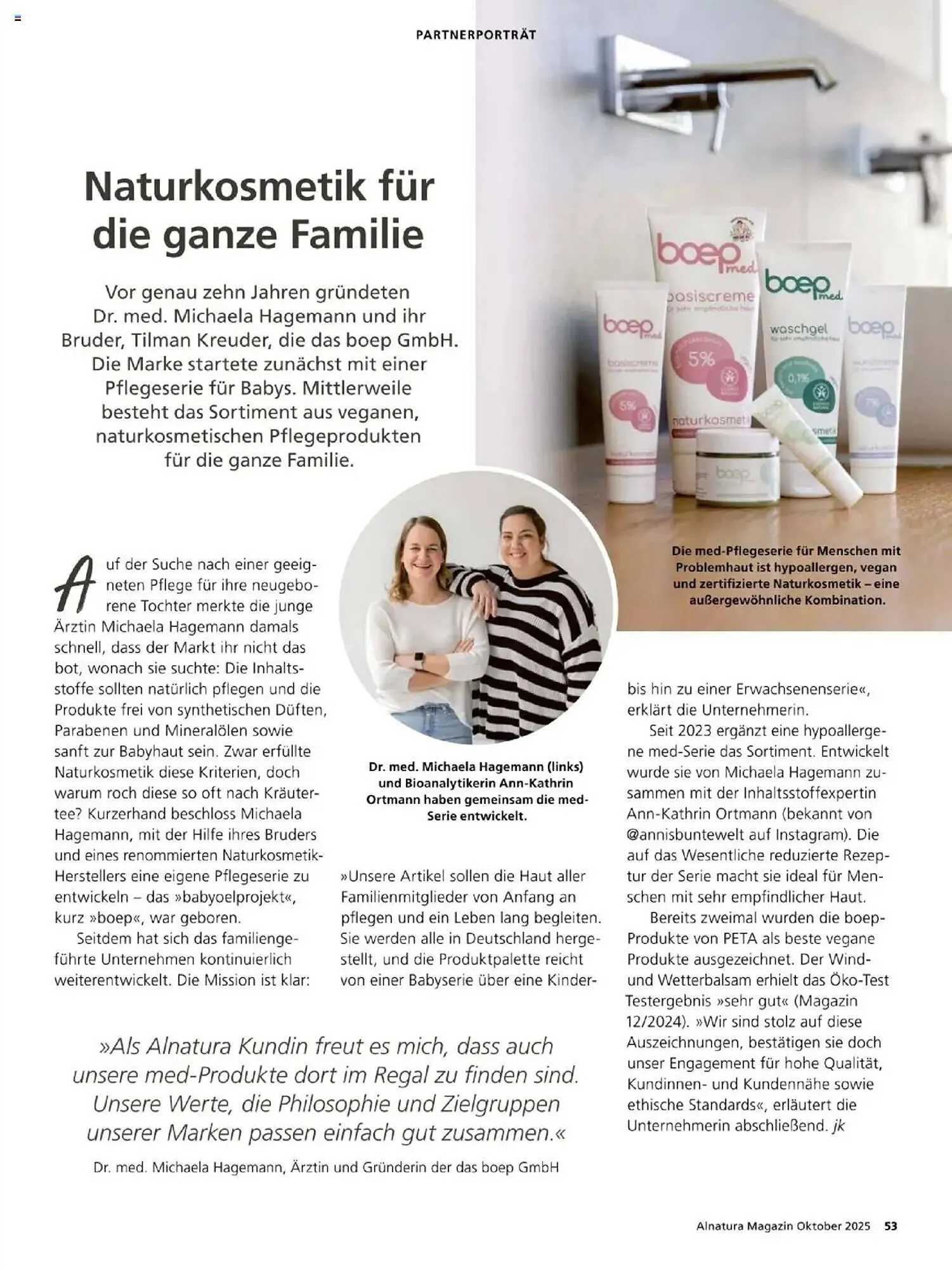 Alnatura Prospekt von 1. Oktober bis 31. Oktober 2025 - Prospekt seite 53