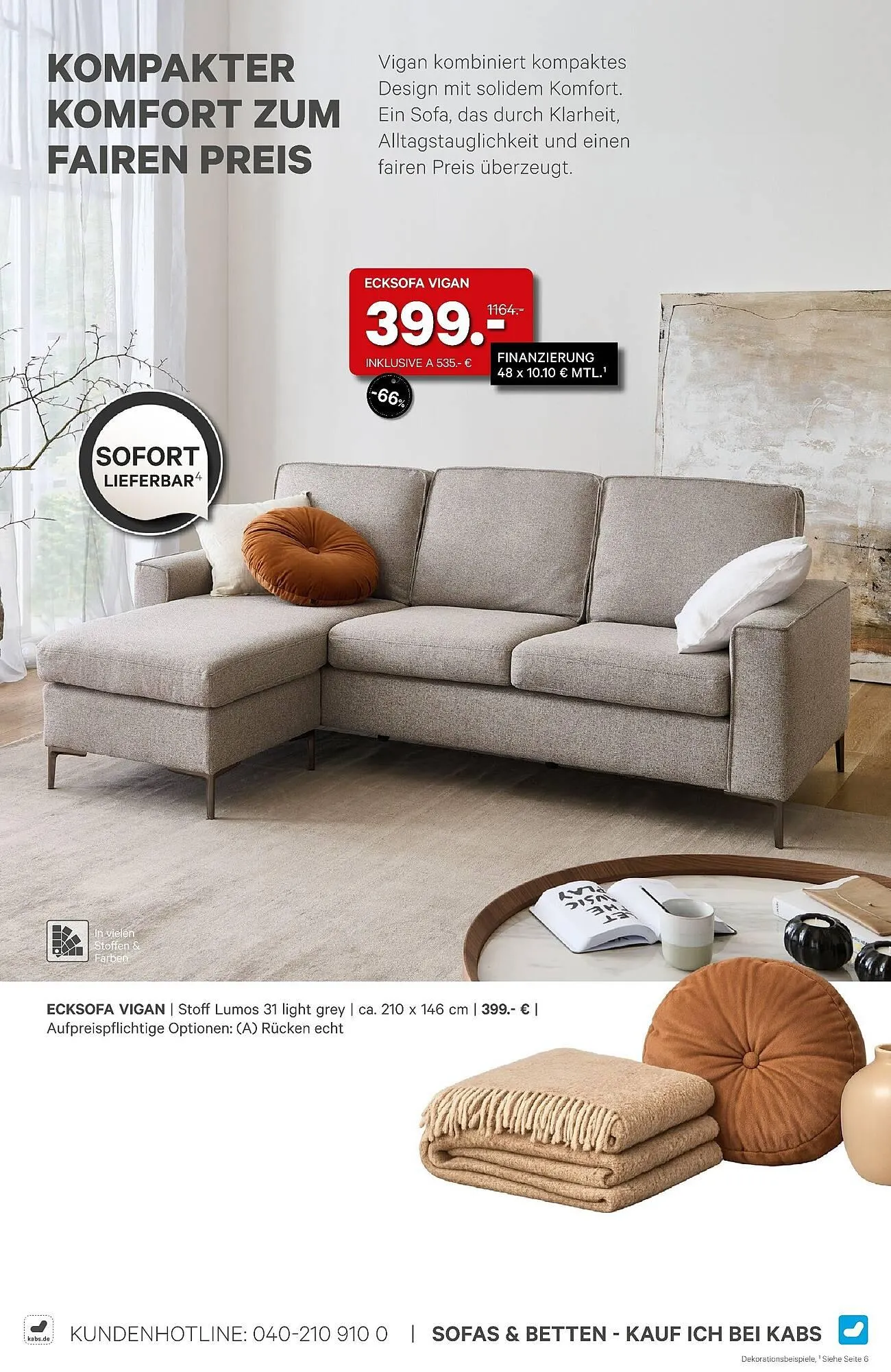 Kabs Polsterwelt Prospekt von 27. Februar bis 25. März 2026 - Prospekt seite 30