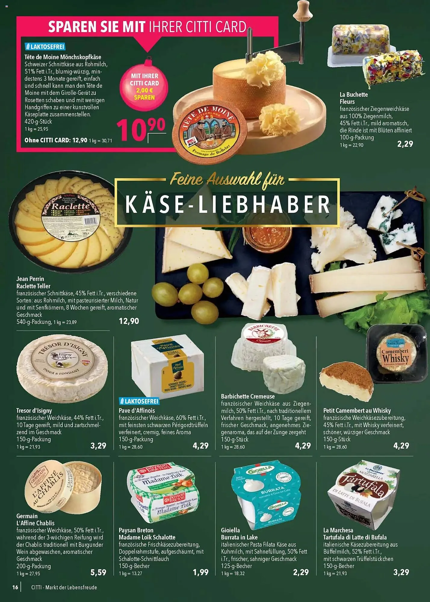 CITTI Markt Prospekt von 10. Dezember bis 16. Dezember 2025 - Prospekt seite 16