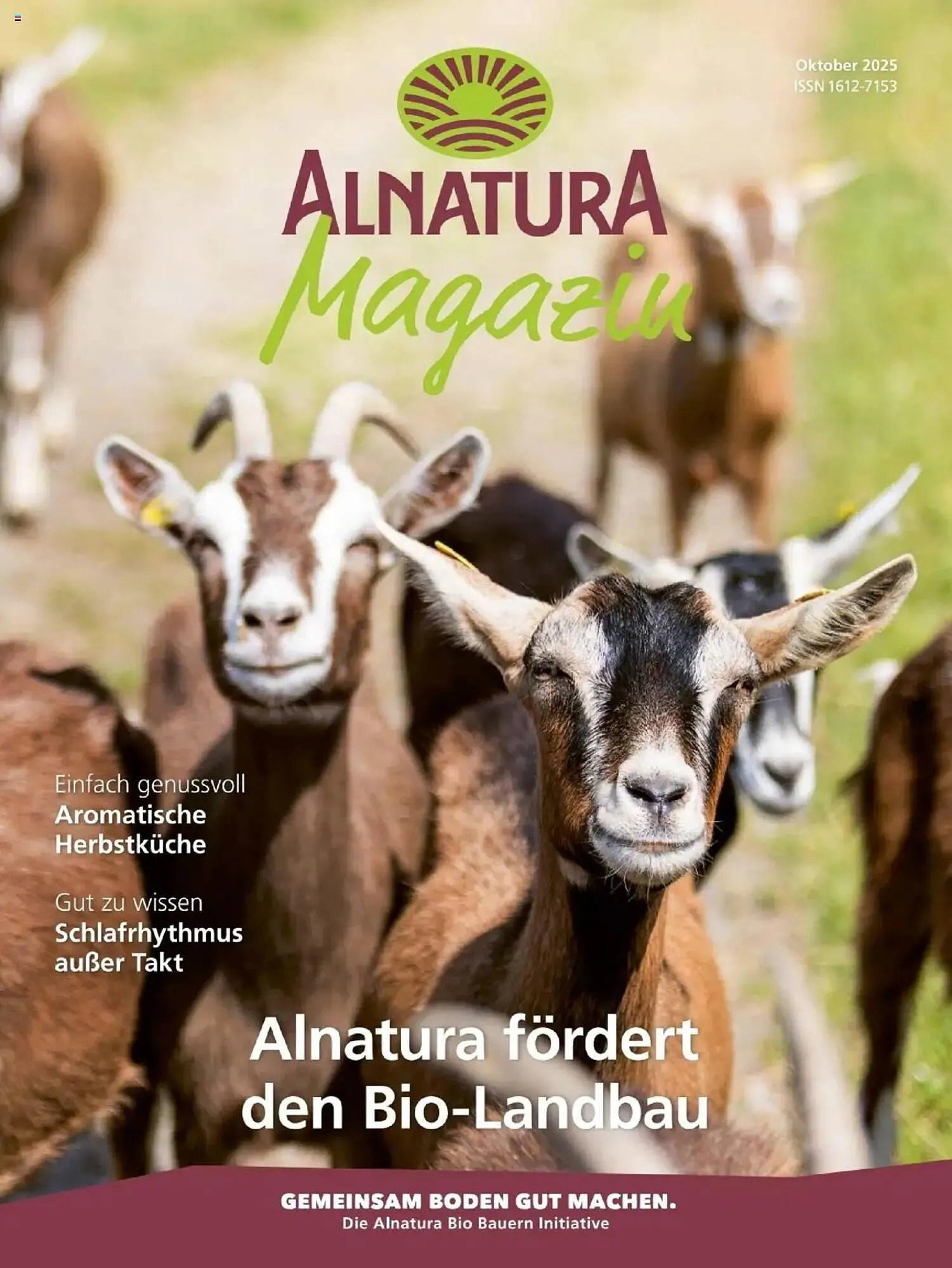 Alnatura Prospekt von 1. Oktober bis 31. Oktober 2025 - Prospekt seite 1