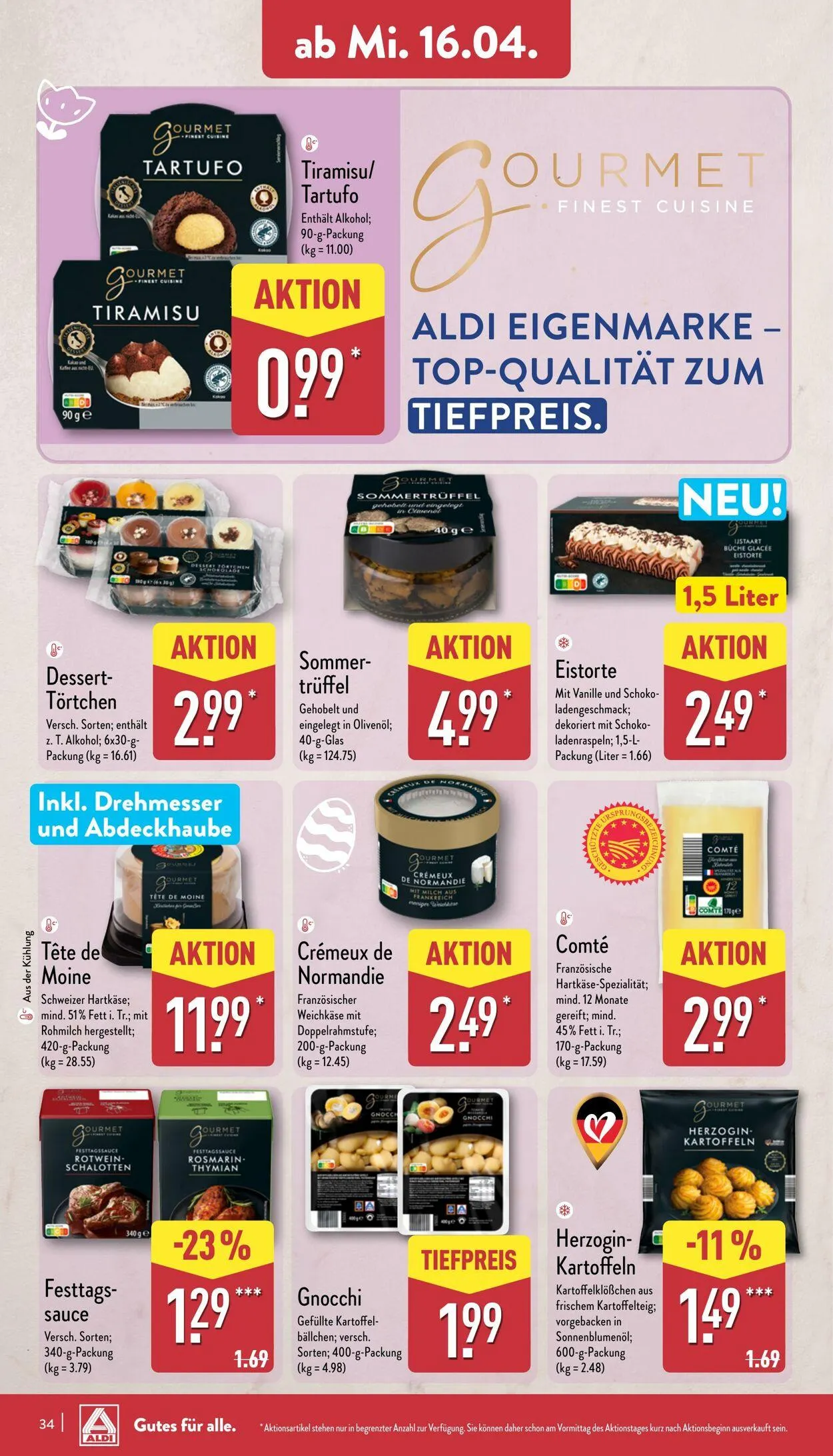 Aldi-Nord von 7. April bis 12. April 2025 - Prospekt seite 34