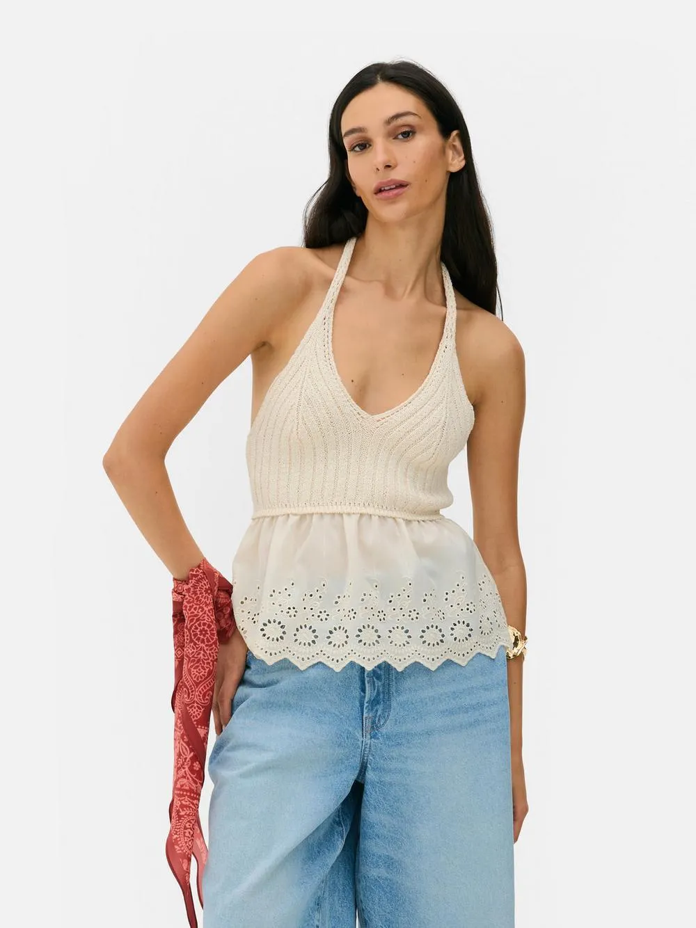 Häkeltop mit Neckholder