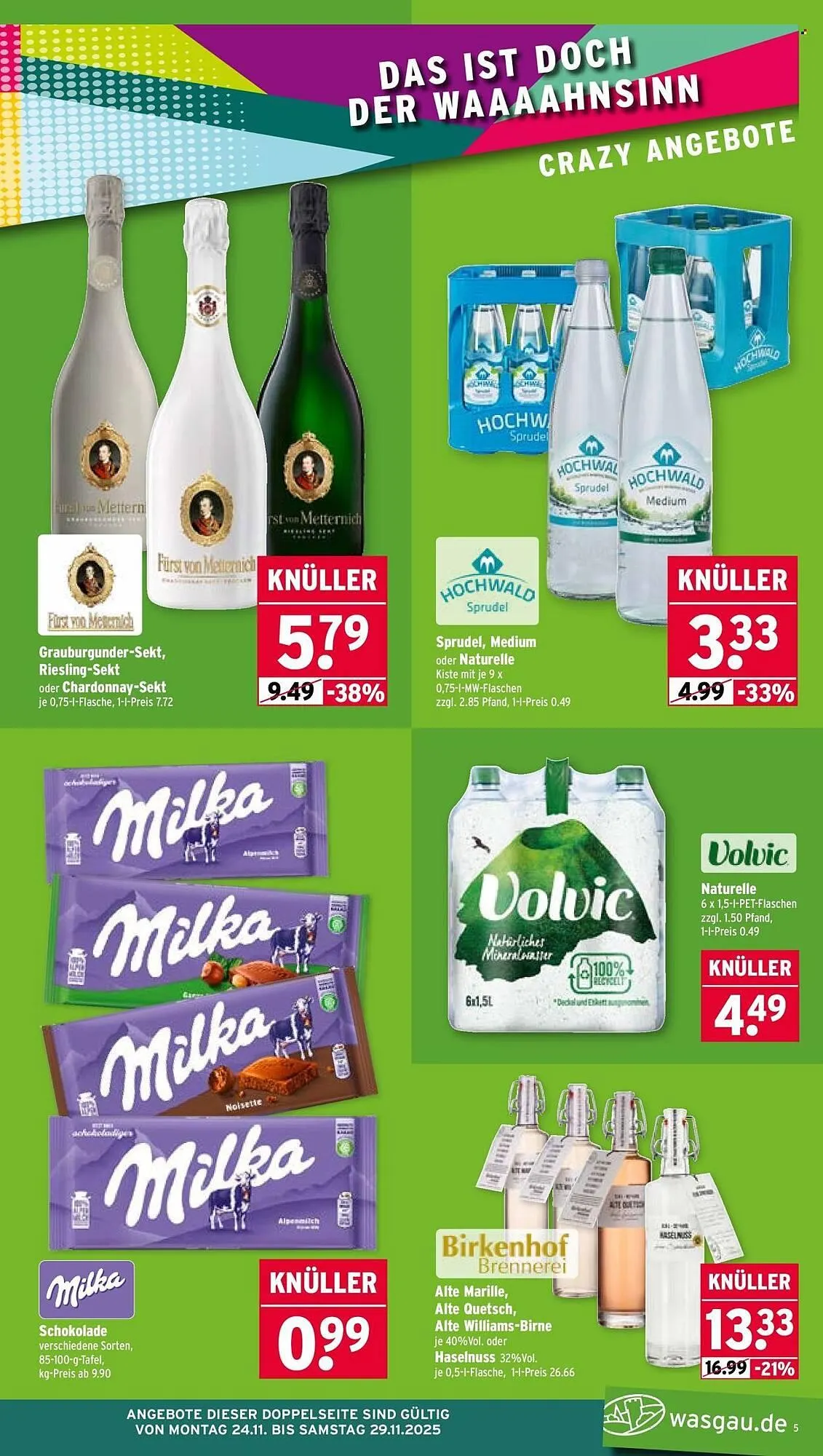 Wasgau Prospekt von 24. November bis 29. November 2025 - Prospekt seite 5