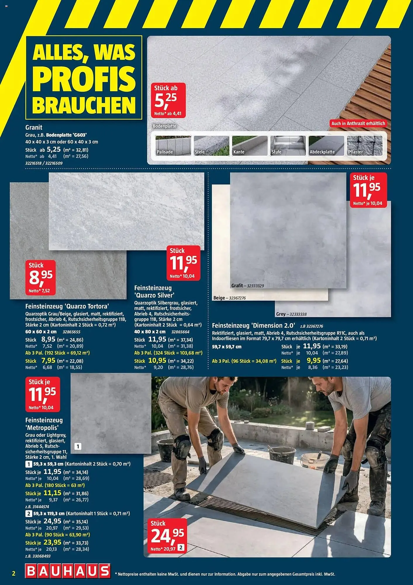 Bauhaus Prospekt von 11. April bis 25. April 2026 - Prospekt seite 2