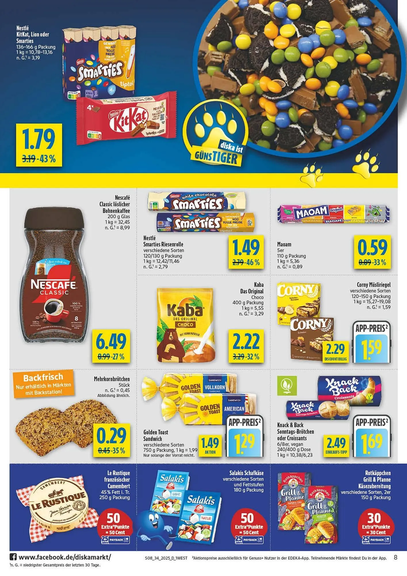 diska Prospekt von 18. August bis 23. August 2025 - Prospekt seite 8