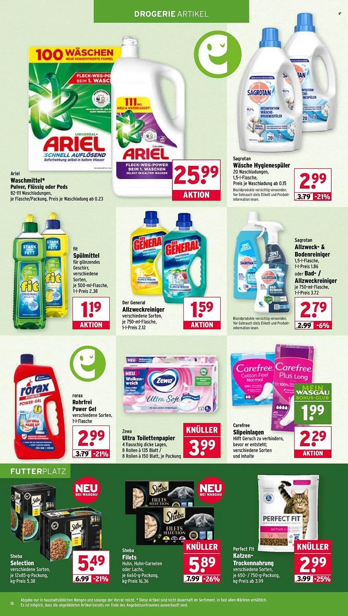 Wasgau Prospekt von 13. April bis 18. April 2026 - Prospekt seite 18