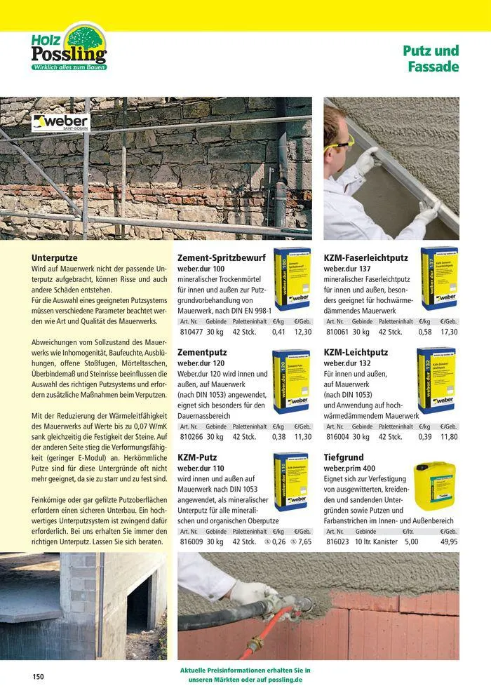 Holz-& Baukatalog 2024/25 von 27. März bis 31. Januar 2025 - Prospekt seite 150