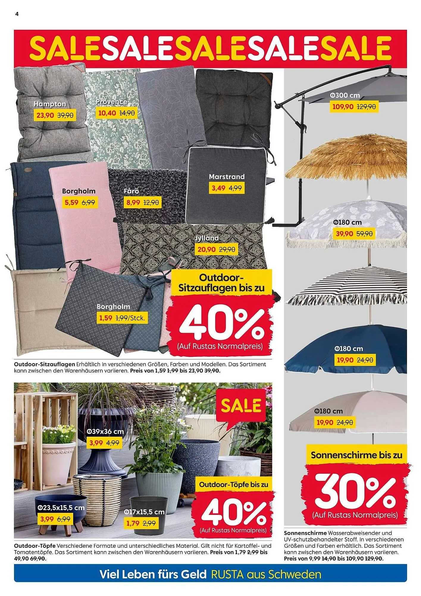 Rusta Prospekt von 14. Juni bis 20. Juni 2025 - Prospekt seite 4