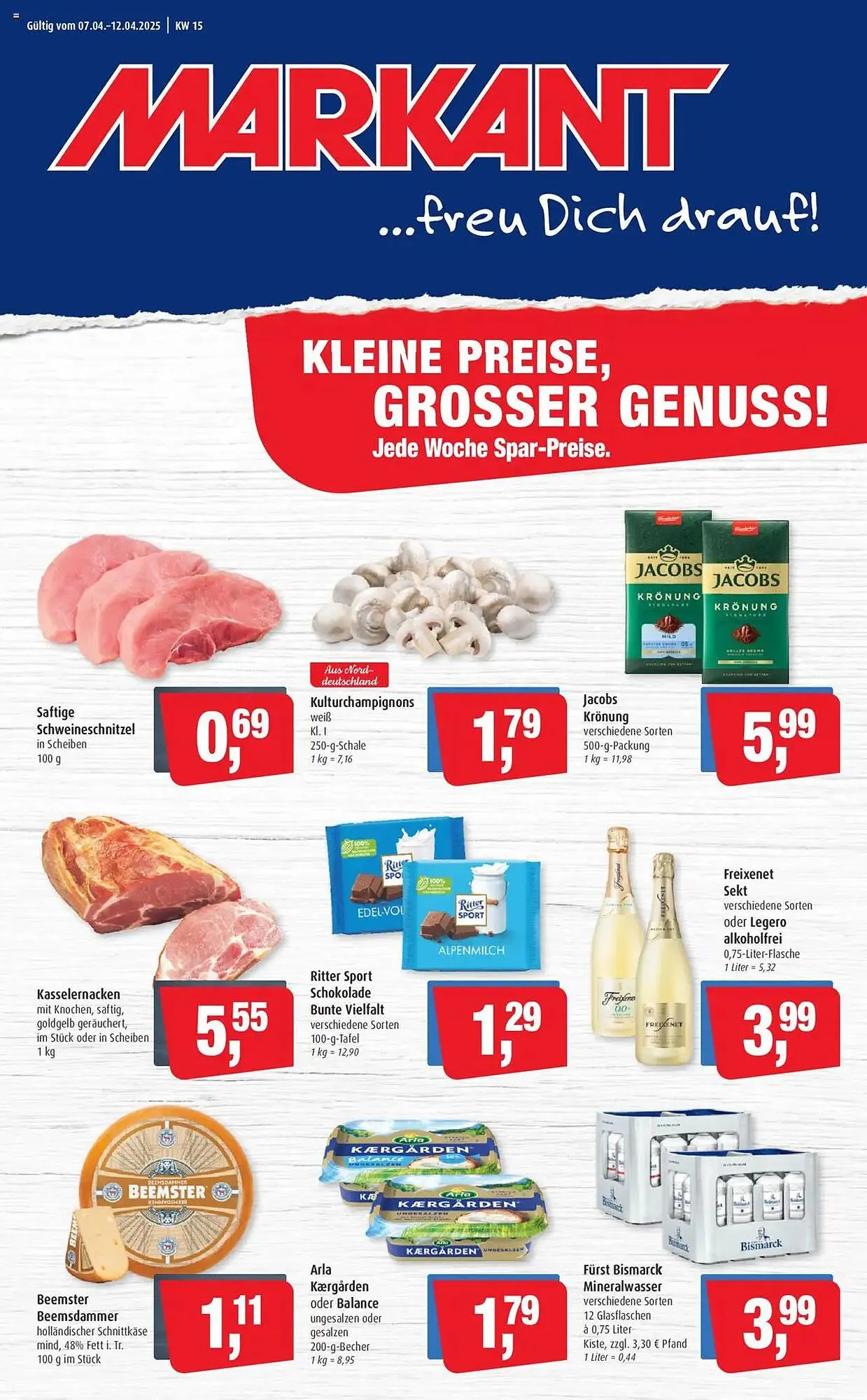 Markant Prospekt von 7. April bis 12. April 2025 - Prospekt seite 1