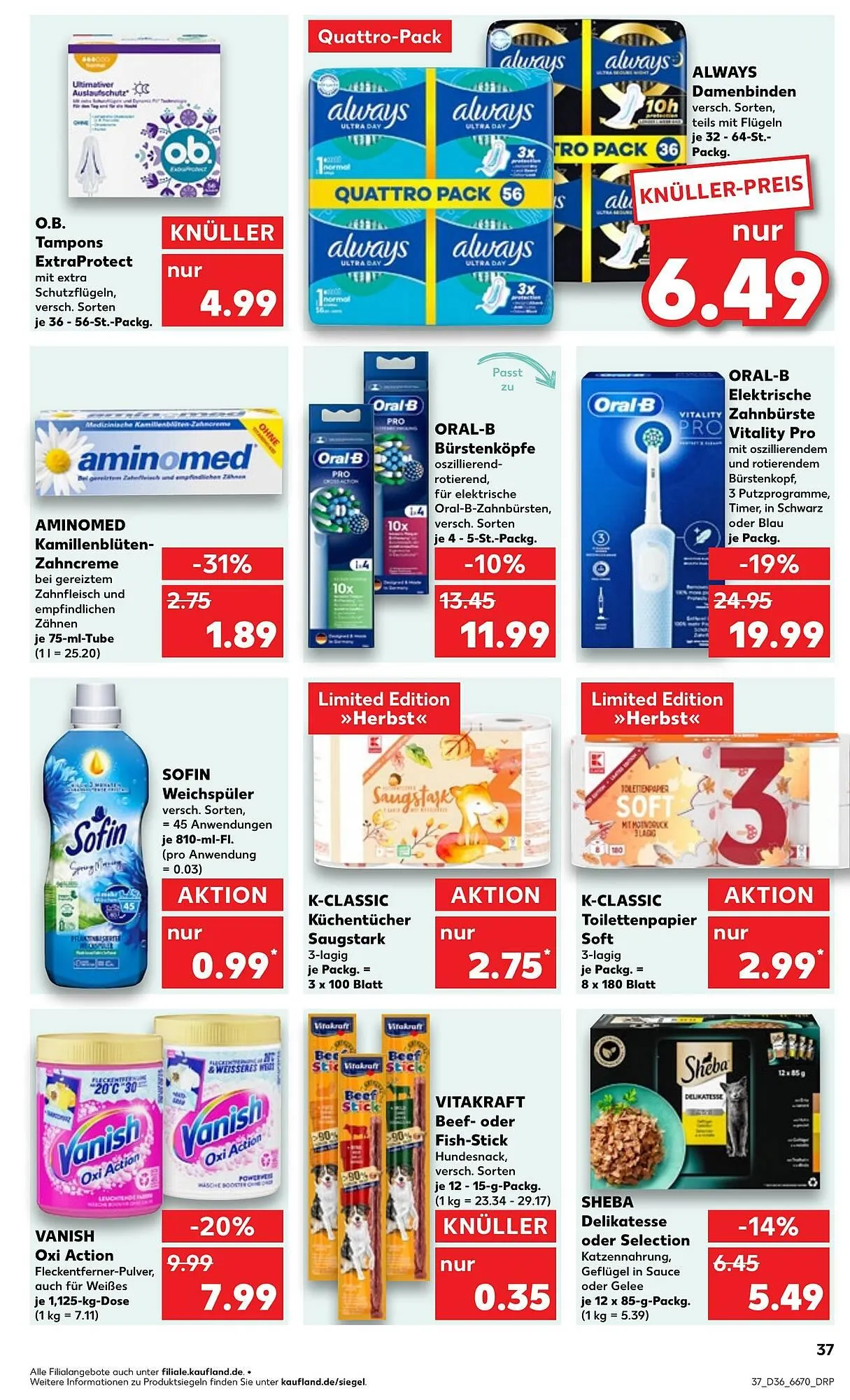 Kaufland Prospekt von 4. September bis 10. September 2025 - Prospekt seite 37