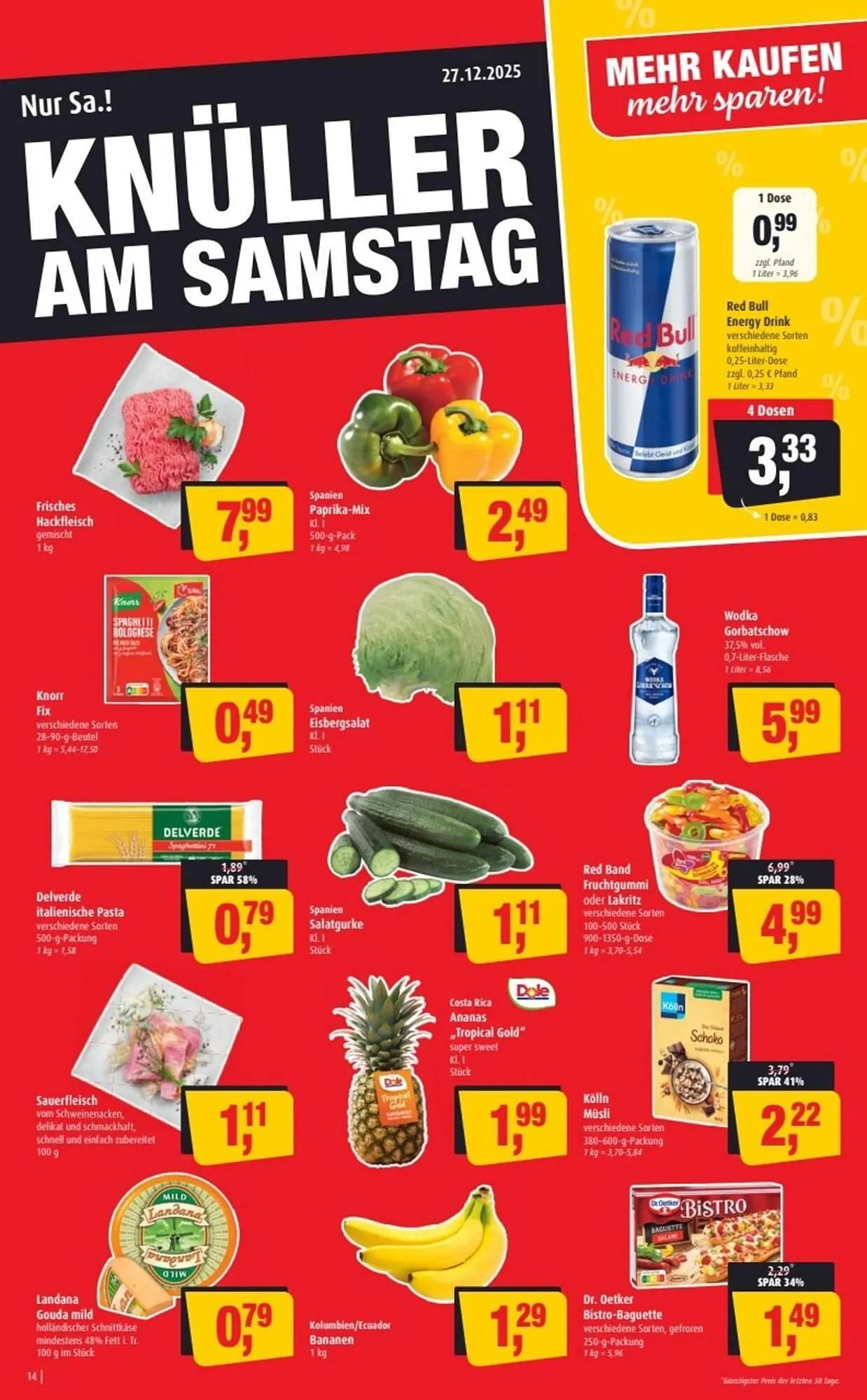 Markant Prospekt von 22. Dezember bis 27. Dezember 2025 - Prospekt seite 14