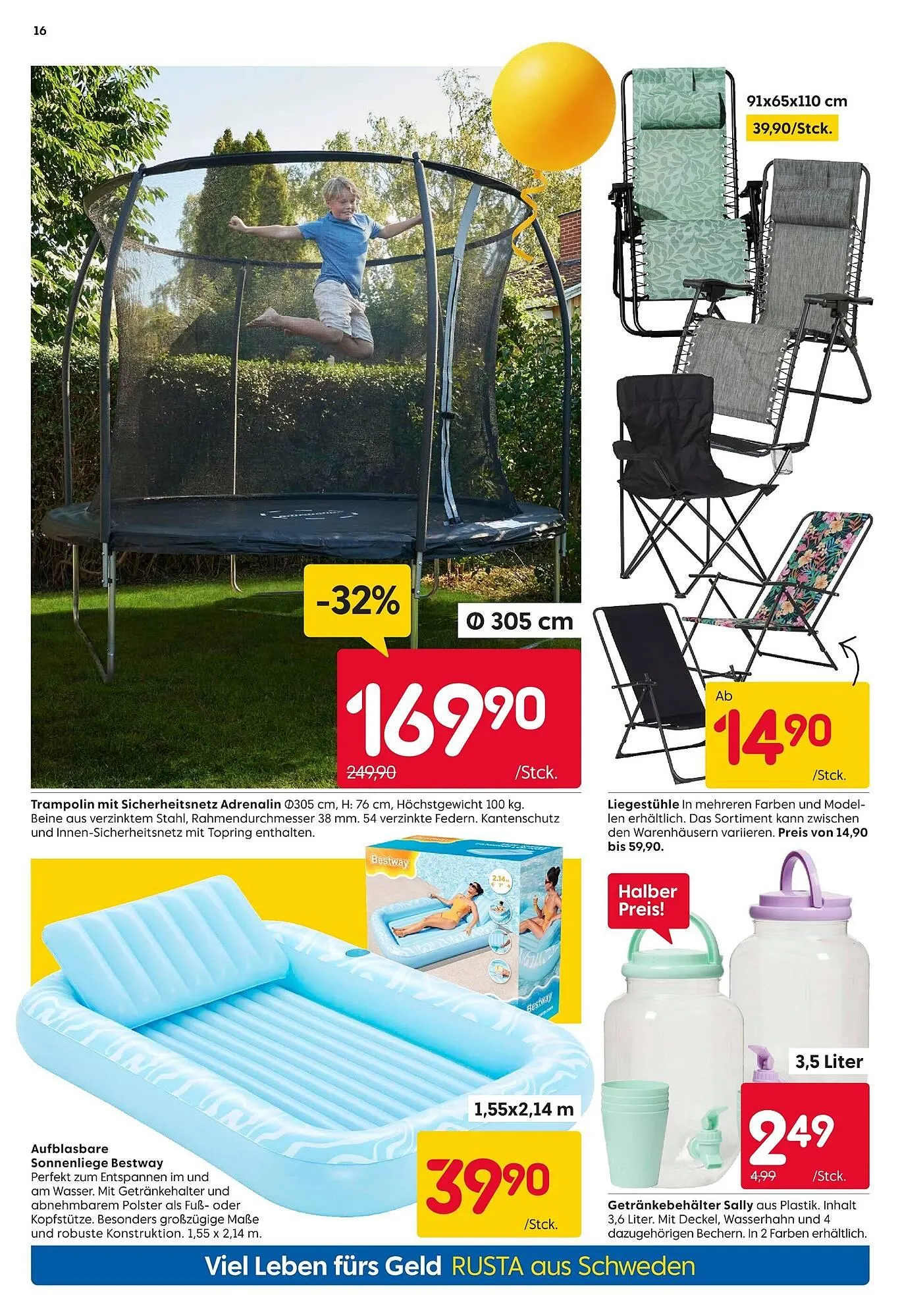 Rusta Prospekt von 25. April bis 1. Mai 2026 - Prospekt seite 16